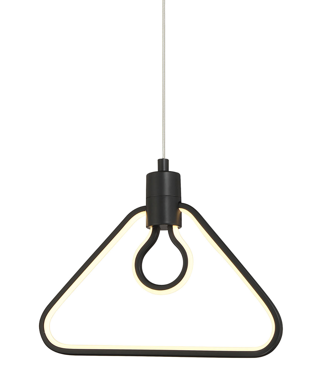 Photos - Chandelier / Lamp Kovacs P1905-L Edisons Outline 11" Wide LED Abstract Pendant Coal Indoor Lighting Pendants P1905-66A-L