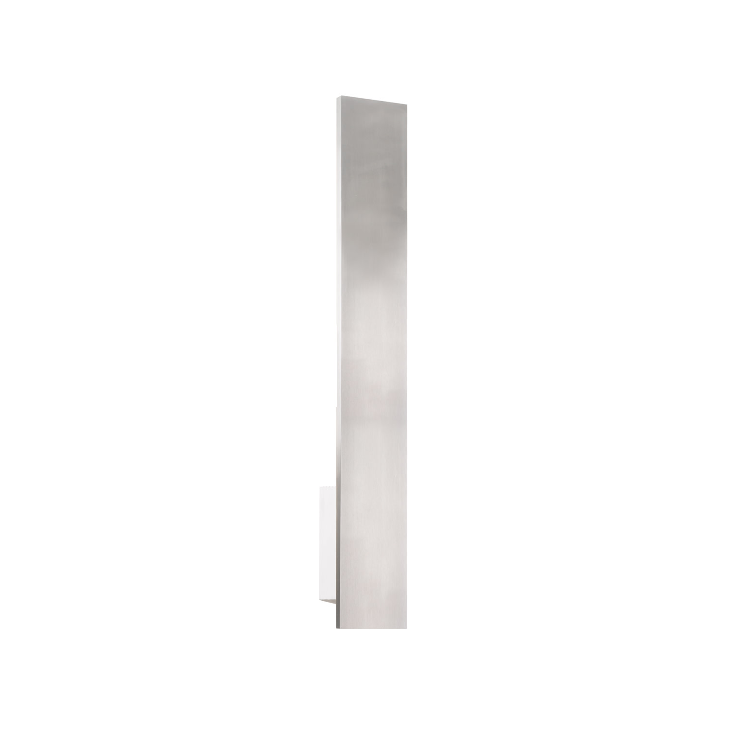 Photos - Floodlight / Street Light Kuzco Lighting AT7924 Vesta 24" Tall LED Outdoor Wall Sconce Brushed Nickel Outdoor Lighting Wall Sconces AT7924-BN