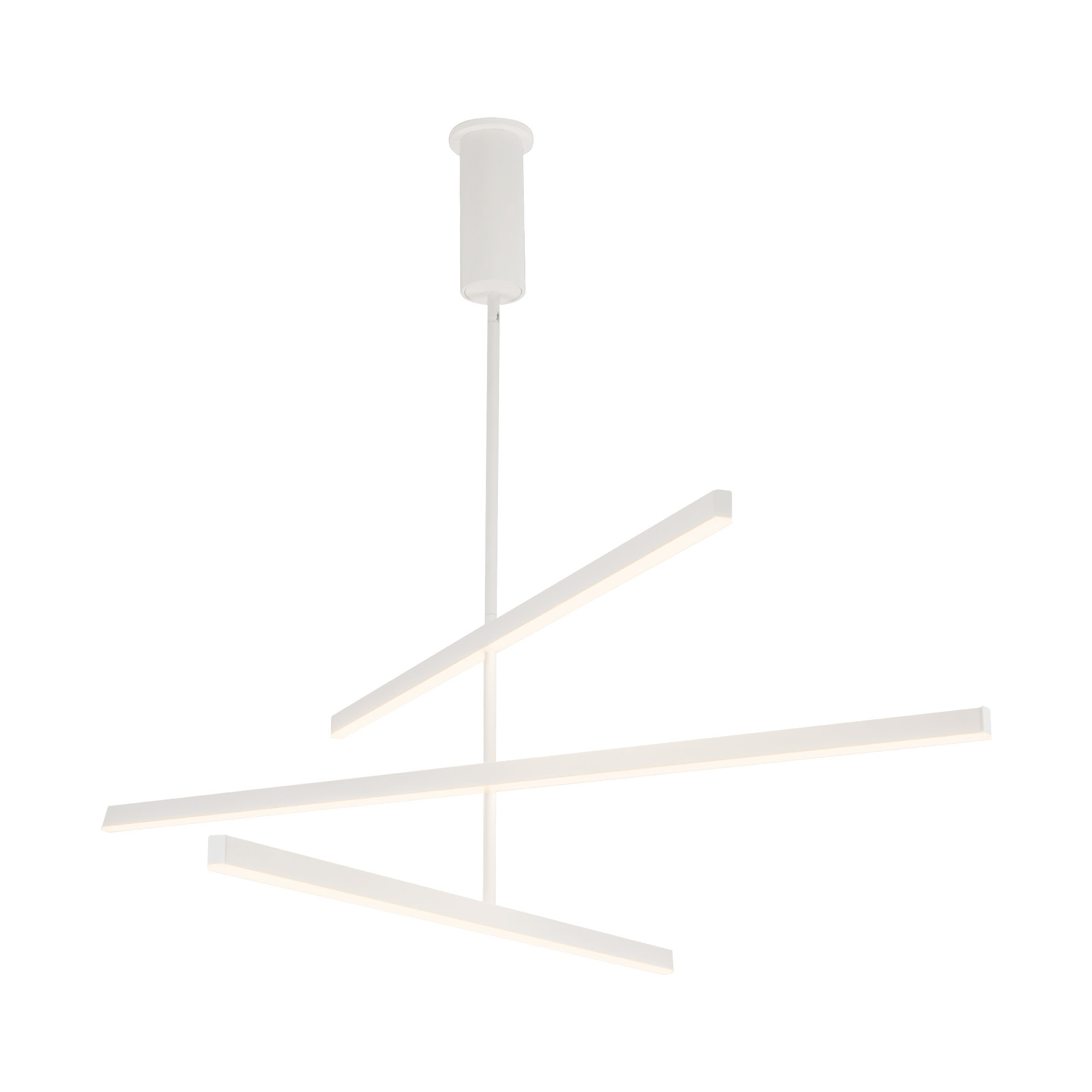 Photos - Chandelier / Lamp Vega Kuzco Lighting CH10356-UNV  56" Wide LED Sputnik Chandelier - 120-277V White Indoor Lighting Chandeliers CH10356-WH-UNV 