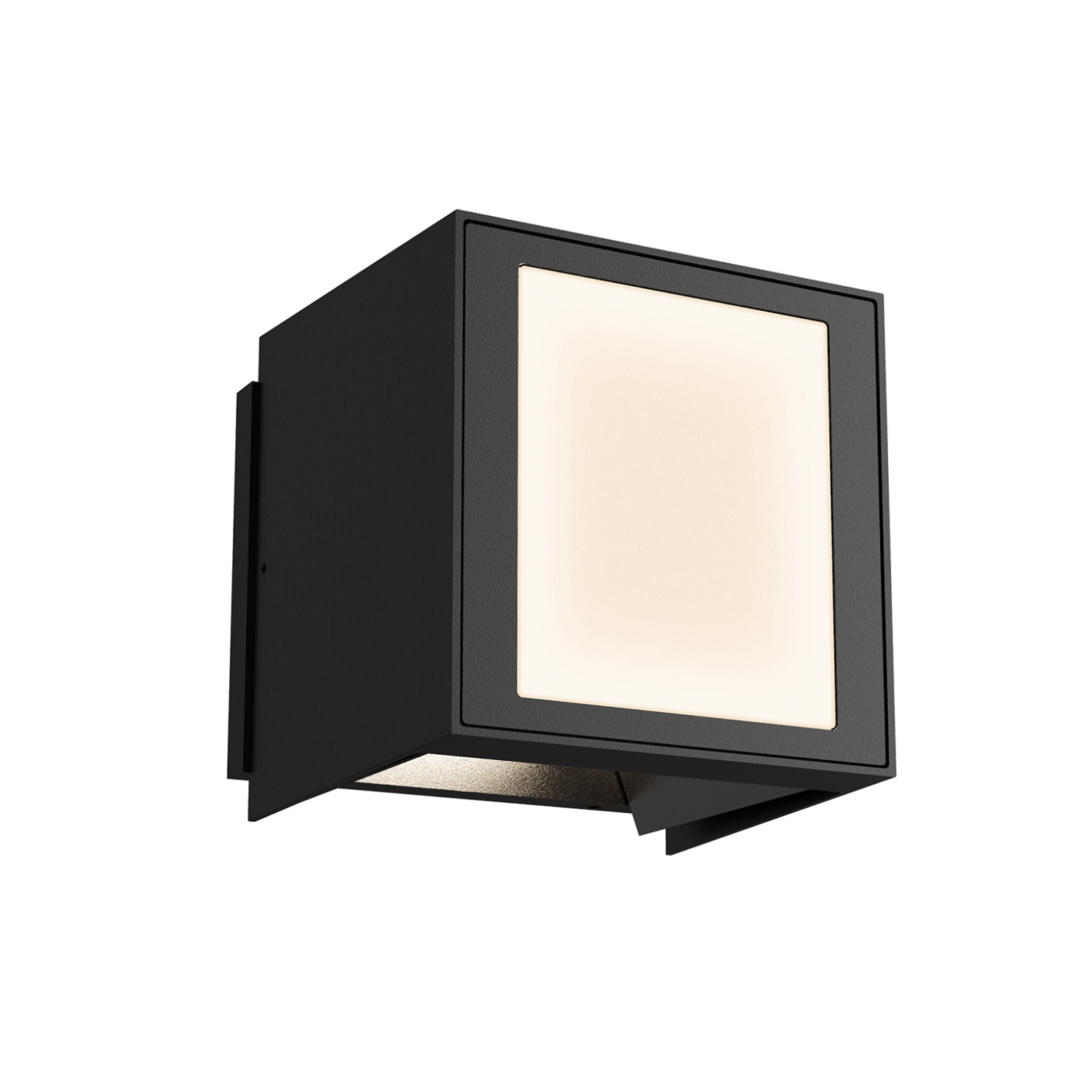 Photos - Chandelier / Lamp Kuzco Lighting EW36406 Fairfax 6" Tall LED Wall Sconce Black Indoor Lighting Wall Sconces EW36406-BK
