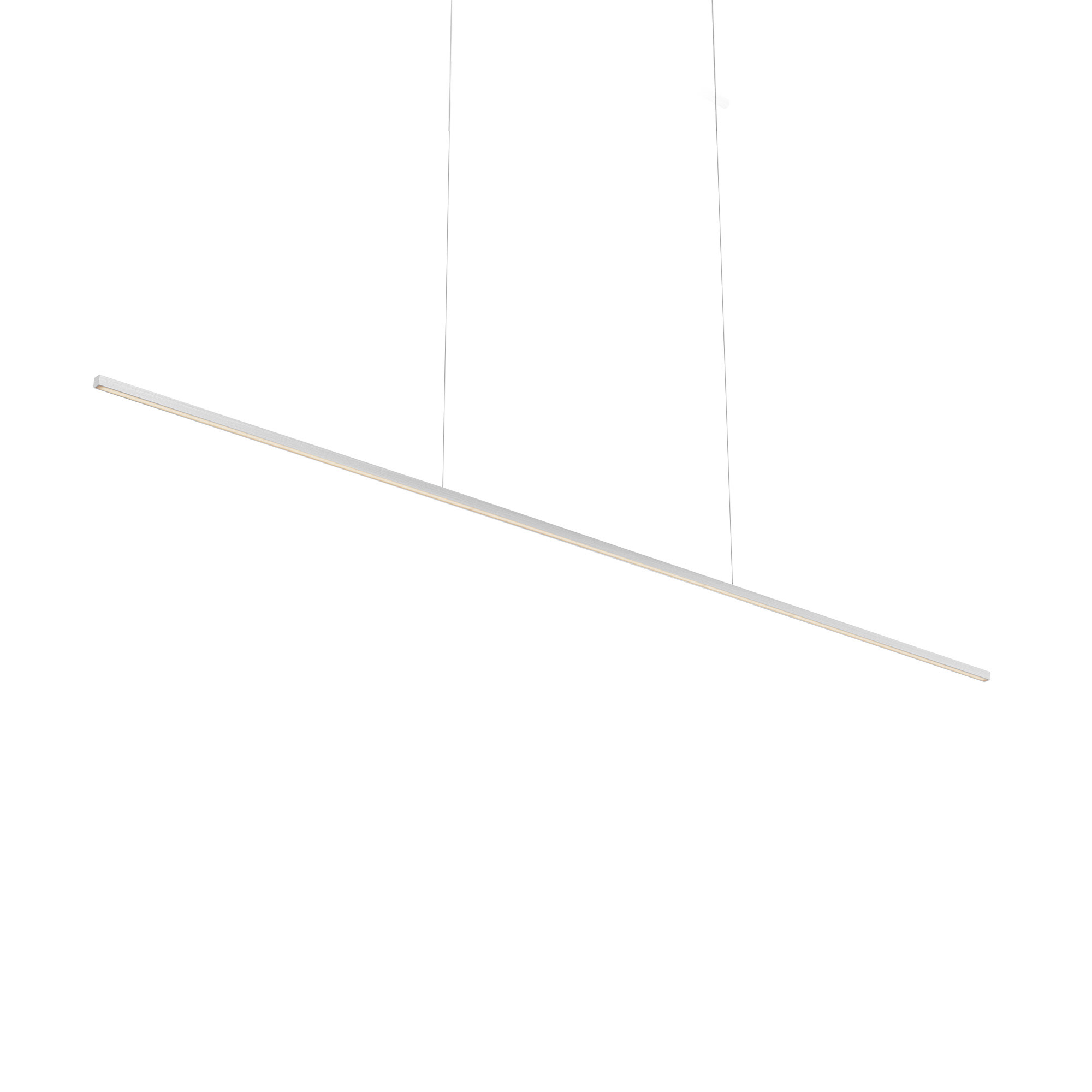 Photos - Chandelier / Lamp Vega Kuzco Lighting LP18260-UNV  Minor 60" Wide LED Suspension Linear Pendant Brushed Nickel Indoor Lighting Pendants LP18260 