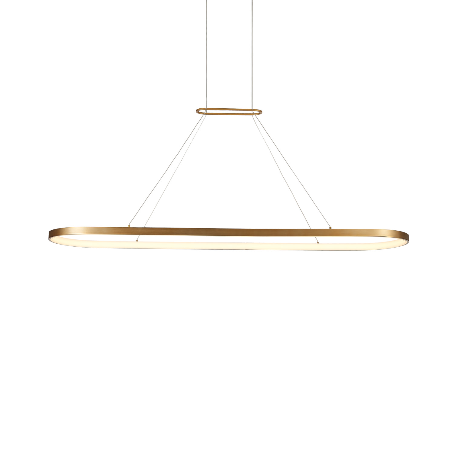 Photos - Chandelier / Lamp Wide Kuzco Lighting PD19359 Eerie 59"  LED Linear Chandelier Antique Brass Indoor Lighting Chandeliers PD19359-AN 