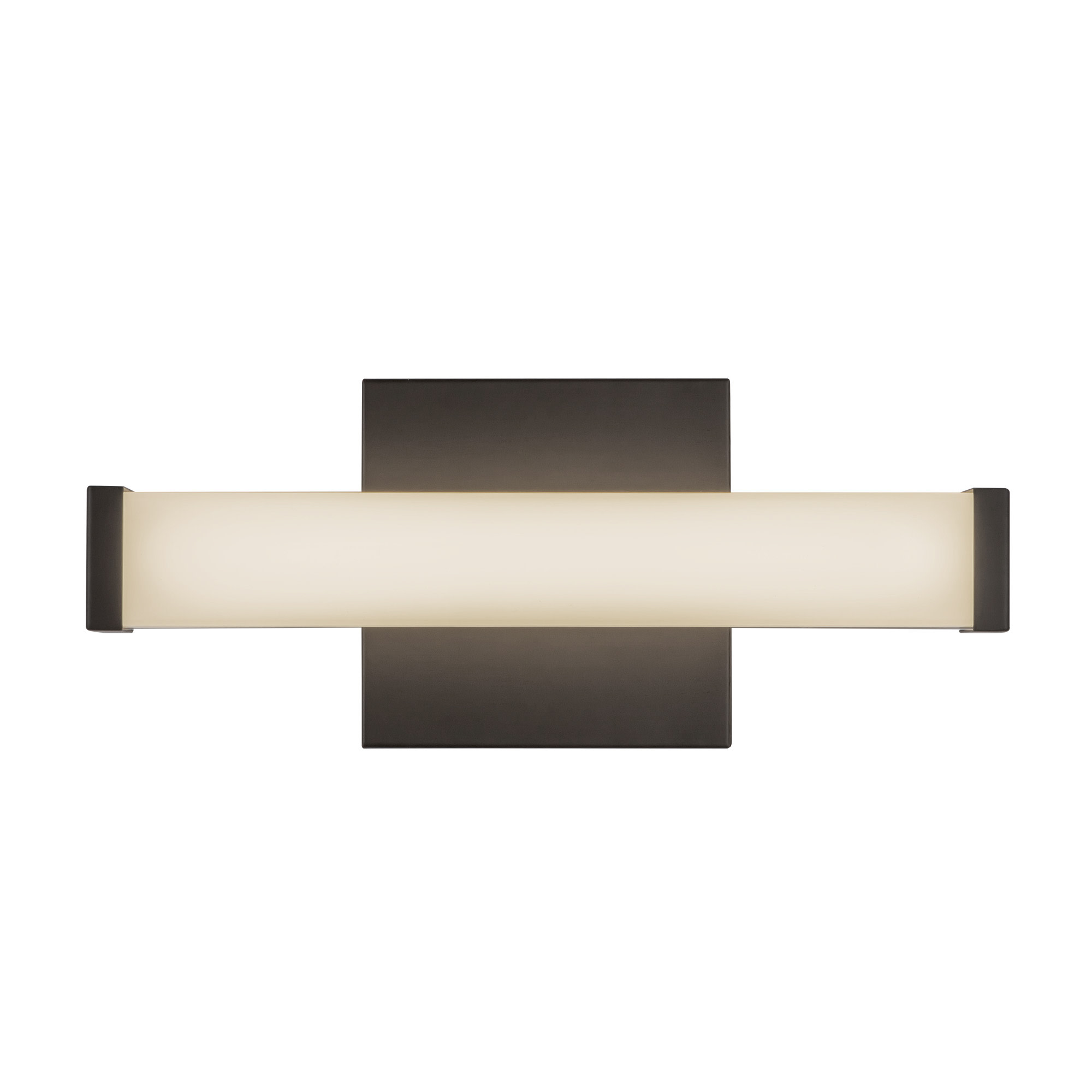 Photos - Chandelier / Lamp Wide Kuzco Lighting WS12-014 Geri 12"  LED Bath Bar Black Indoor Lighting Bathroom Fixtures Bath Bar WS12-014-BK 