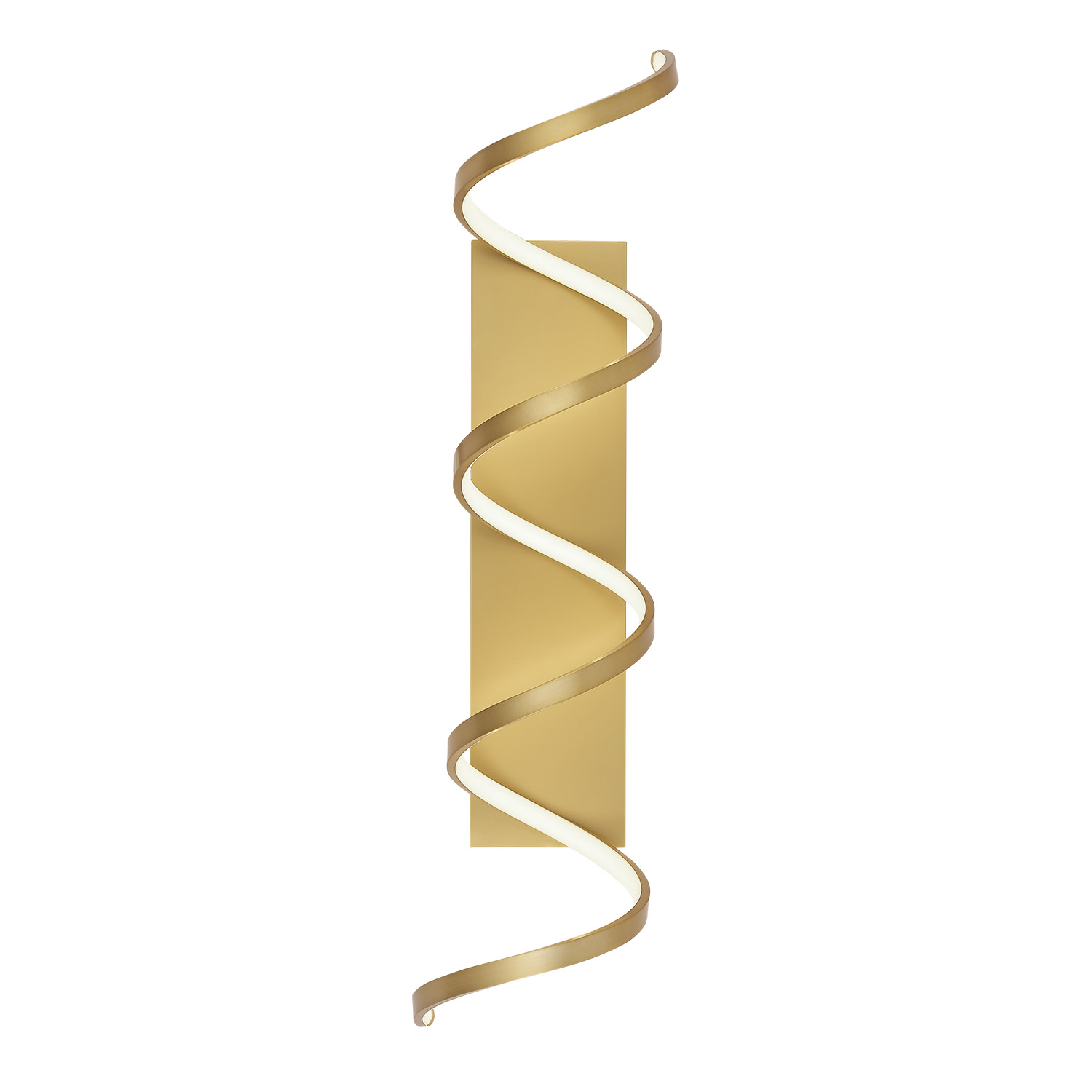 Photos - Chandelier / Lamp Synergy Kuzco Lighting WS93736 36" Tall LED Wall Sconce Antique Brass Indoor Lighting Wall Sconces WS93736-AN