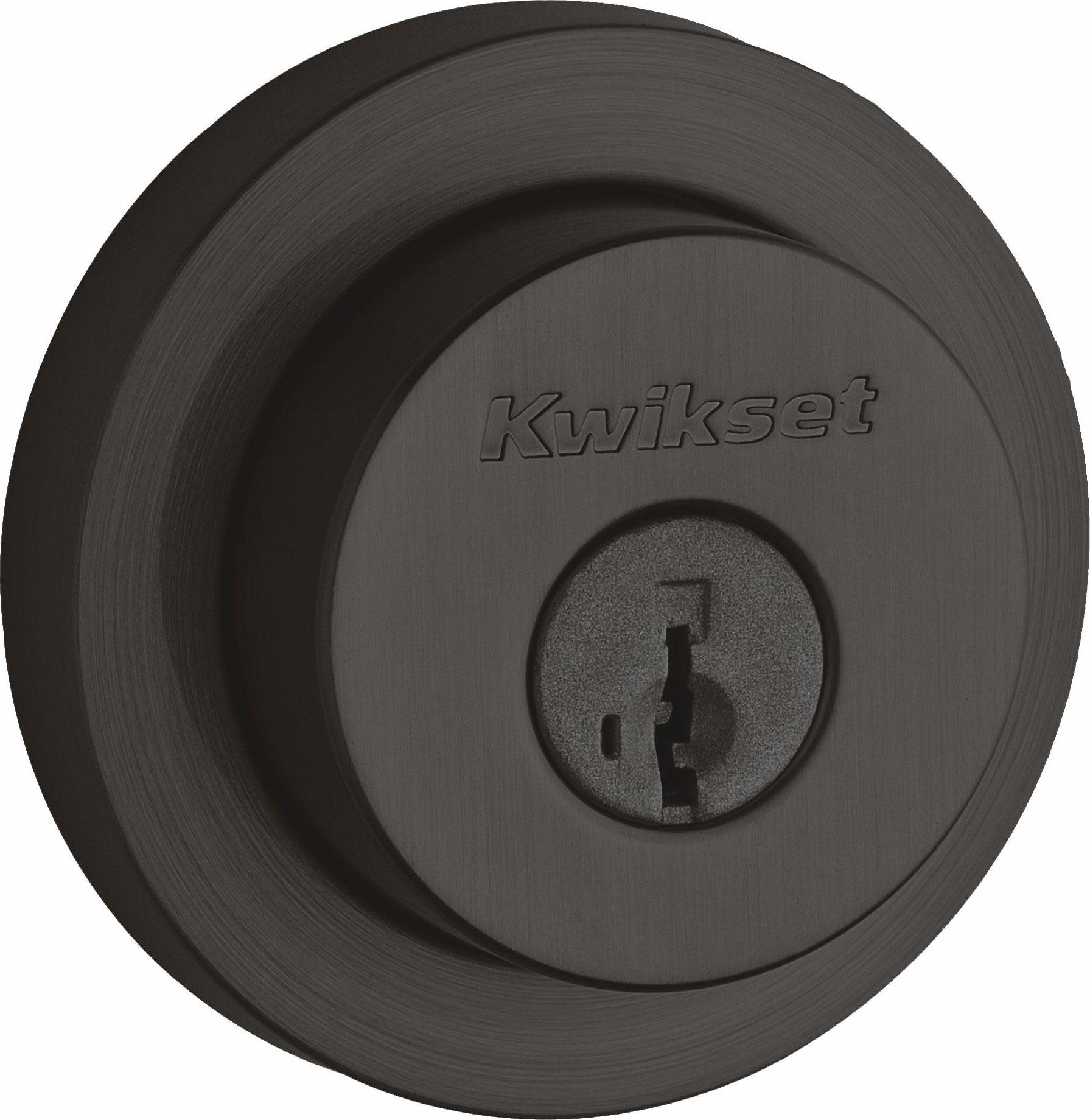 Photos - Door Lock MILAN Kwikset 158RDT-S.STRKP  Single Cylinder Keyed Entry Deadbolt with SmartKey Venetian Bronze Door Hardware Deadbolts Keye 