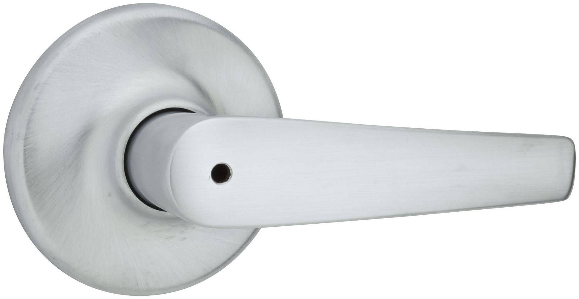 Photos - Door Handle Maximum Kwikset 300DL  Series Delta Privacy Door Leverset Satin Chrome Door Hardware Door Levers Privacy Door Levers 300DL-26 