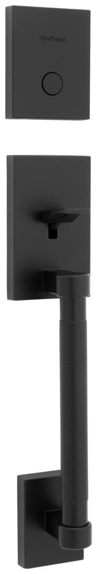 Photos - Door Handle Hardware Kwikset 819PVHLIP Prava Sectional Dummy Exterior Pack Handleset Matte Black Door  Handlesets Dummy Handleset Exterio 