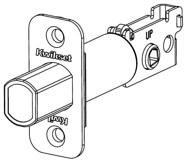 Kwikset 82732 RCL 2-3/4" Backset Polished Brass Catches and Latches Door Latches Deadbolt