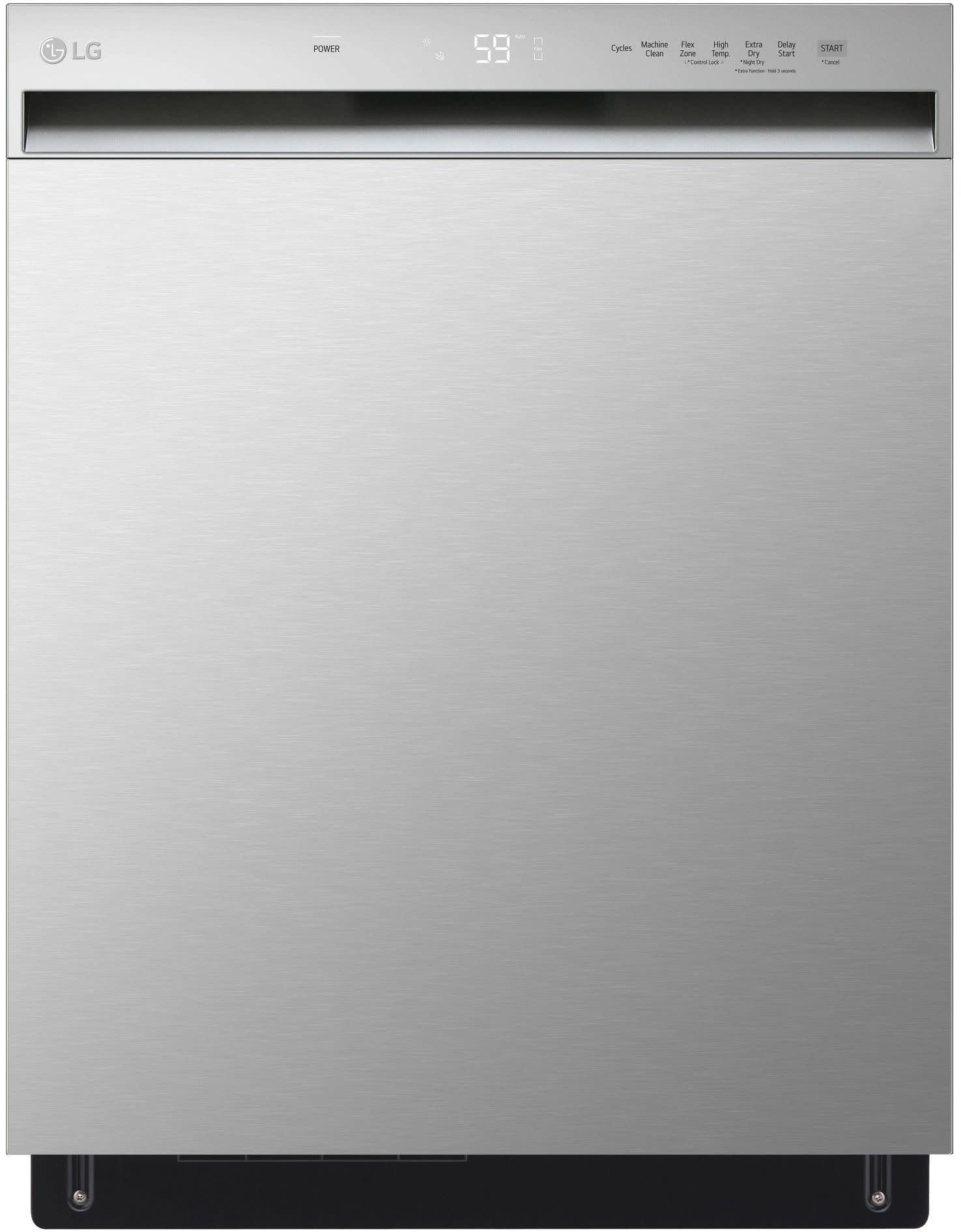 Photos - Integrated Dishwasher LG LDFN3432T 24 Inch Wide 15 Place Setting Energy Star Rated Built-In Dishwasher with QuadWash Stainless Steel Sanitation an 