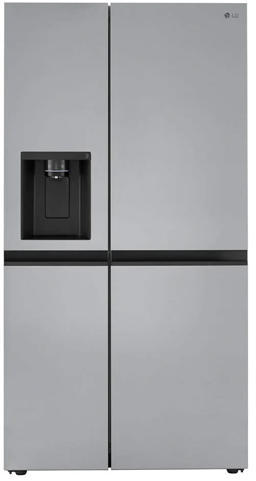 LG LRSXC2306 36 Inch Wide 23 Cu. Ft. Side By Side Refrigerator with Ice and Water Dispenser PrintProof Stainless Steel Refrigeration Appliances Full