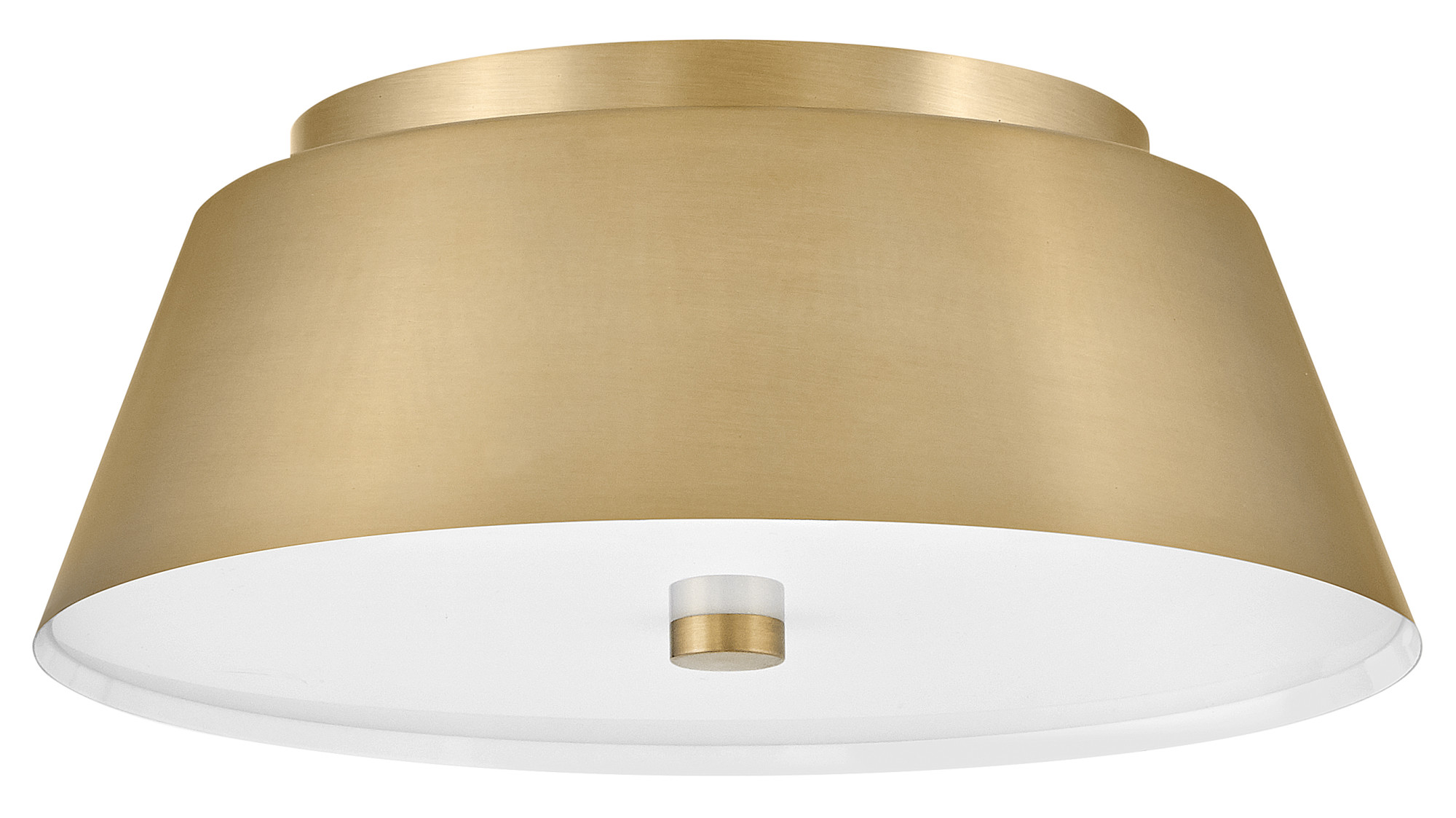 Photos - Chandelier / Lamp Lark 83513 Tess 2 Light 14" Wide Flush Mount Ceiling Fixture Lacquered Brass Indoor Lighting Ceiling Fixtures Flush Mount 83 