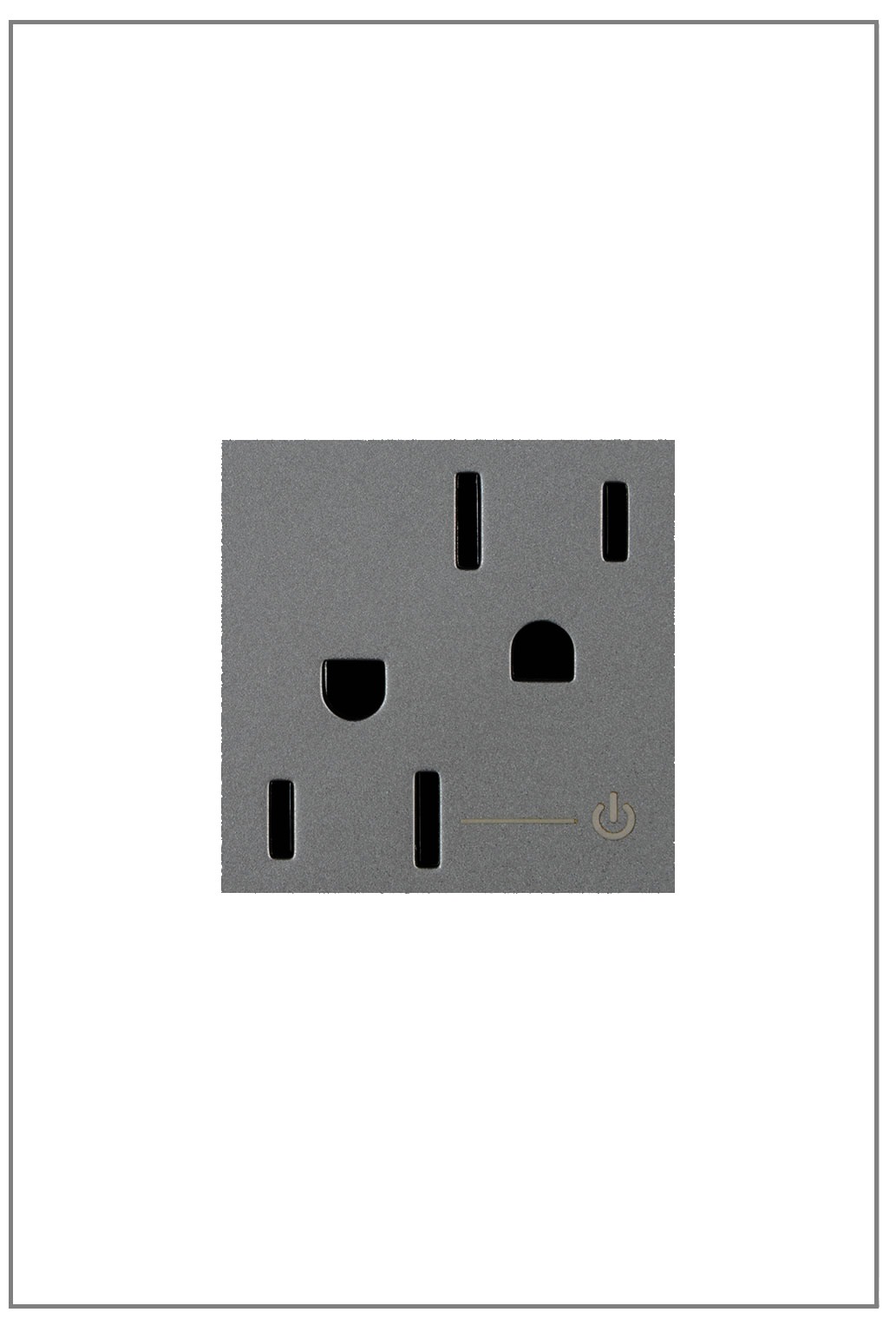Photos - Socket Legrand ARCH15210 adorne 15 Ampere Half-Controlled Tamper-Resistant Electrical Outlet Magnesium Wall Controls Electrical Out 