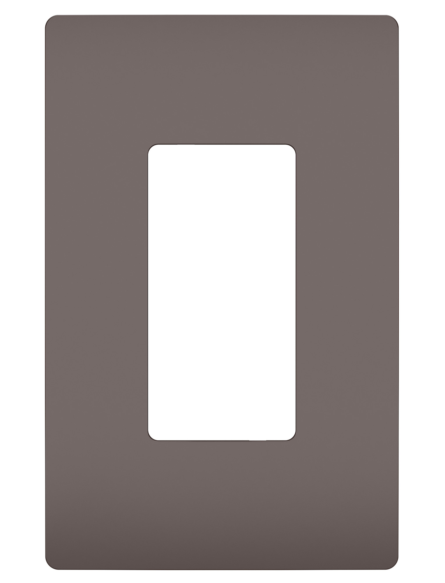 Photos - Circuit Breaker Legrand RWP26 Radiant 1-Gang Decorator Rocker Light Switch / Outlet Cover Wall Plate Brown Wall Controls Wall Plates Rocker 