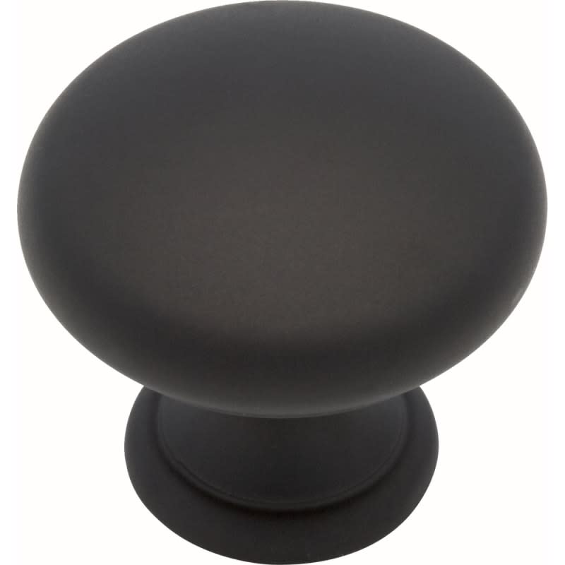 Photos - Furniture Hardware LIBERTY Hardware PN2001 Builder's Program 1-1/4 Inch Mushroom Cabinet Knob Matte Black Cabinet Hardware Knobs Mushroom PN200