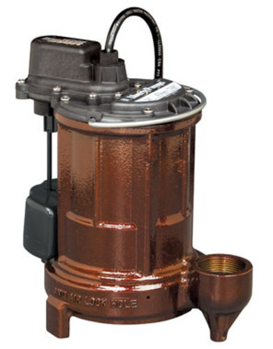 Liberty Pumps 257 1/3 HP Cast Iron Submersible Sump Pump with Vertical Float 10 Cord Pumps Water Pumps Sump Pumps