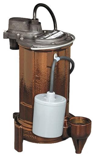 Liberty Pumps 281-2 1/2 HP Cast Iron Submersible Sump Pump with Integral Tether Float (25' Cord) Pumps Water Pumps Sump Pumps