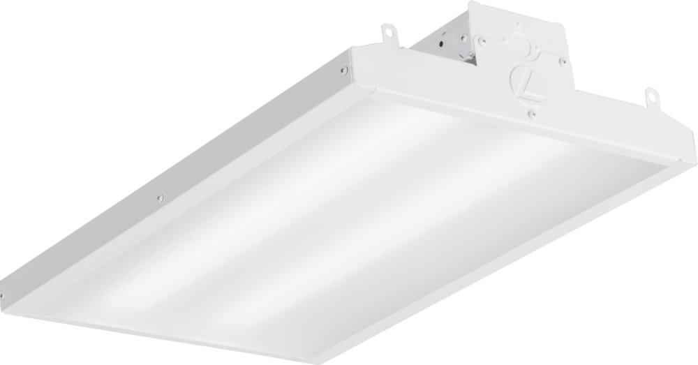 Photos - Chandelier / Lamp SELECT Lithonia Lighting IBE 12LM MVOLT Contractor  I-BEAM 22" Wide 12000 Lumen LED High Bay Ceiling Fixture Gloss White / 50 