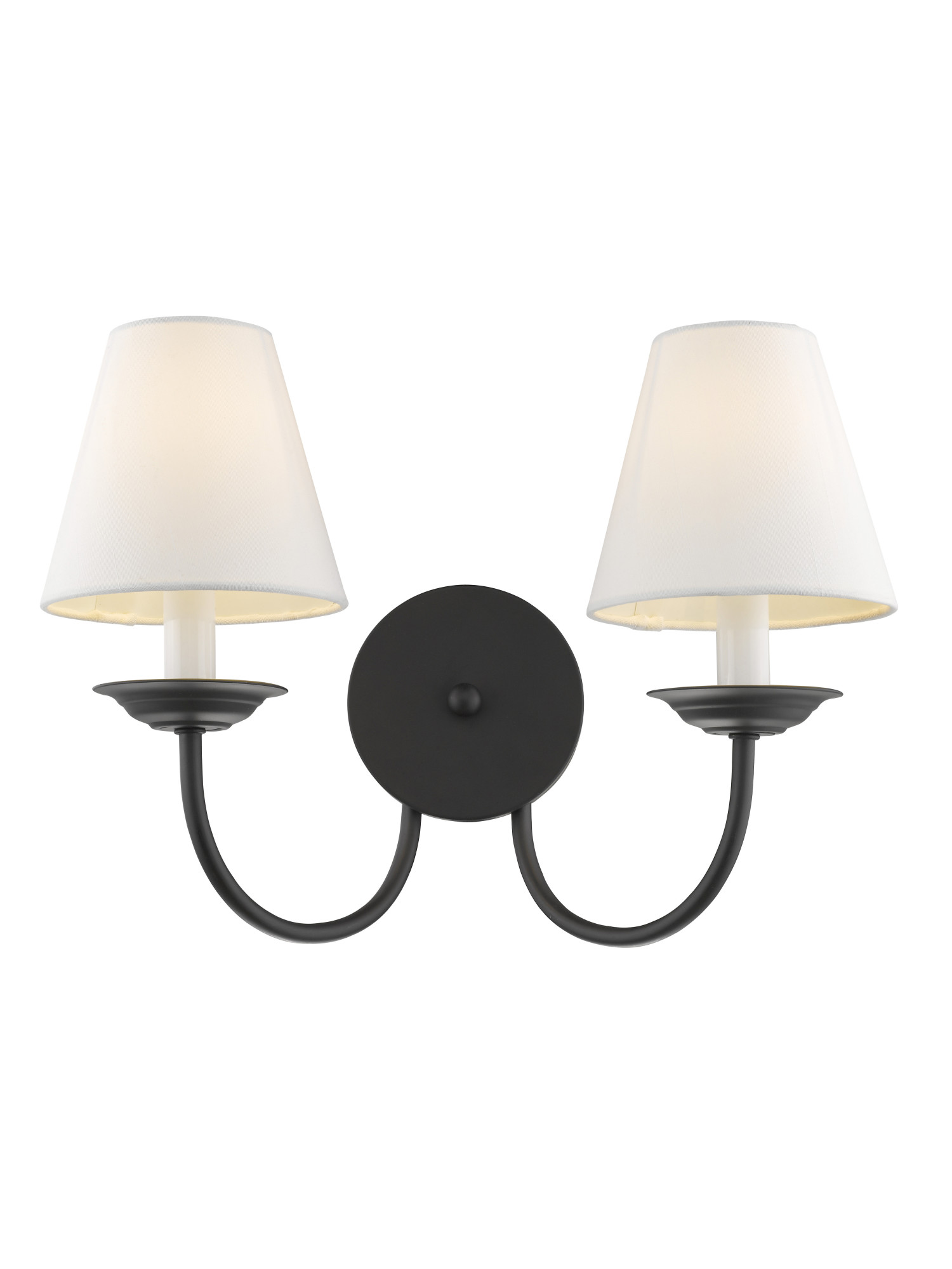 Photos - Chandelier / Lamp UP3D Livex Lighting 5272 Mendham Wall Sconce with 2 Lights Black Indoor Lighting Wall Sconces Up Lighting 5272-04 