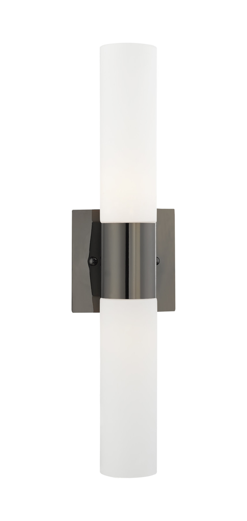 Photos - Chandelier / Lamp Aero Livex Lighting 10102  2 Light 5" Wide Commercial Vanity Light Black Chrome Indoor Lighting Bathroom Fixtures Vanity Ligh 