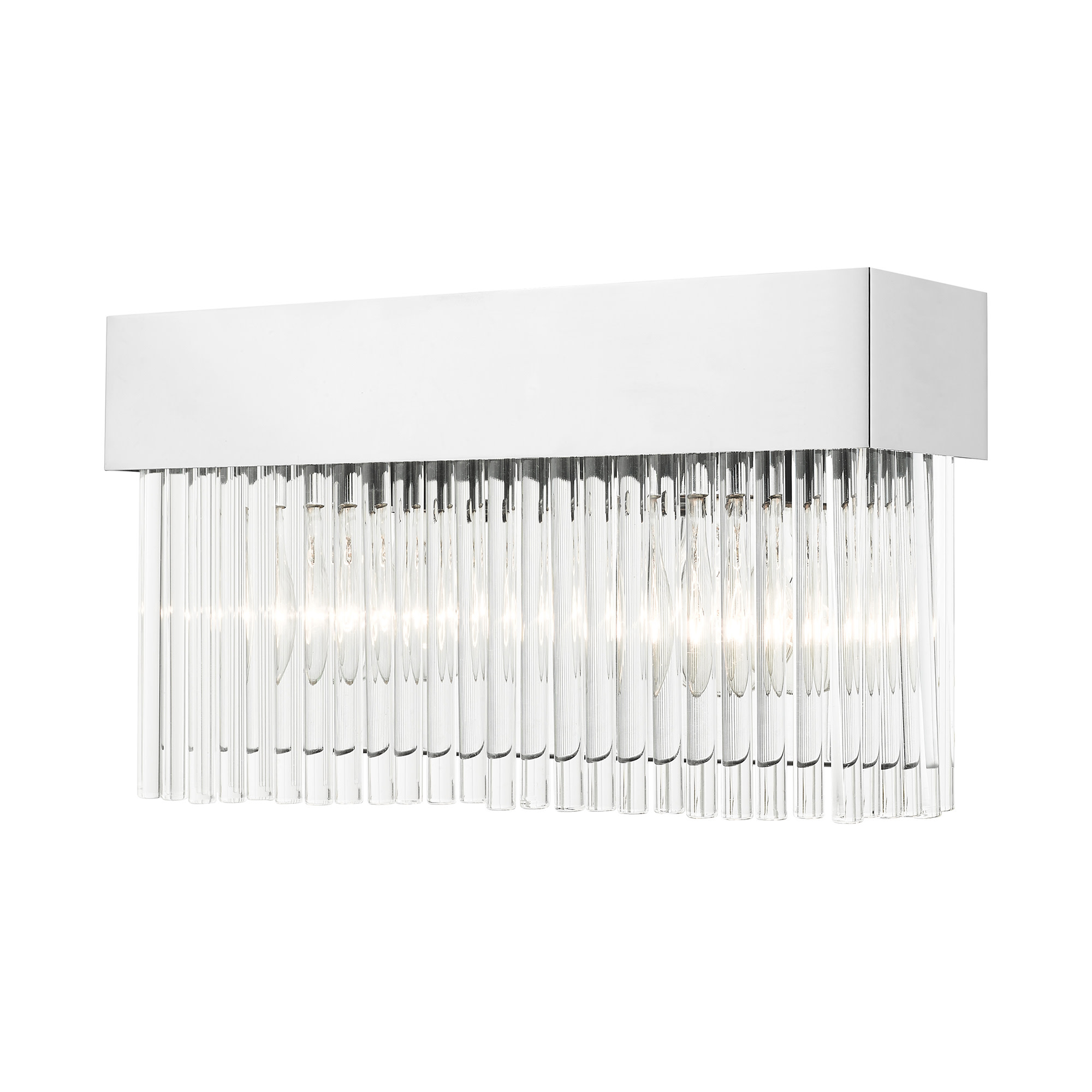 Photos - Chandelier / Lamp Livex Lighting 15712 Norwich 2 Light 8" Tall Wall Sconce Polished Chrome Indoor Lighting Wall Sconces 15712-05