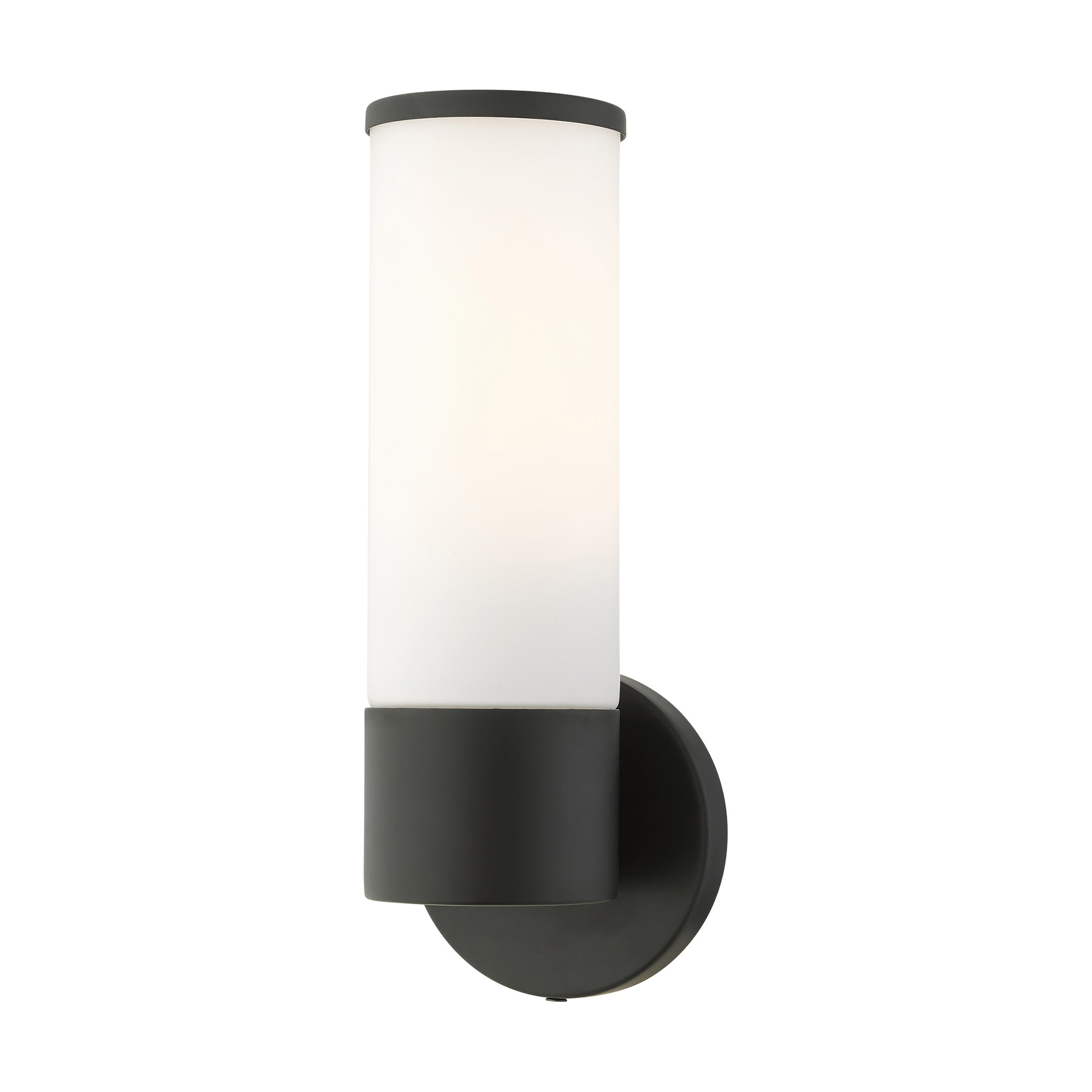 Photos - Chandelier / Lamp Livex Lighting 16561 Lindale 11" Tall Commercial Wall Sconce Black Indoor Lighting Wall Sconces 16561-04