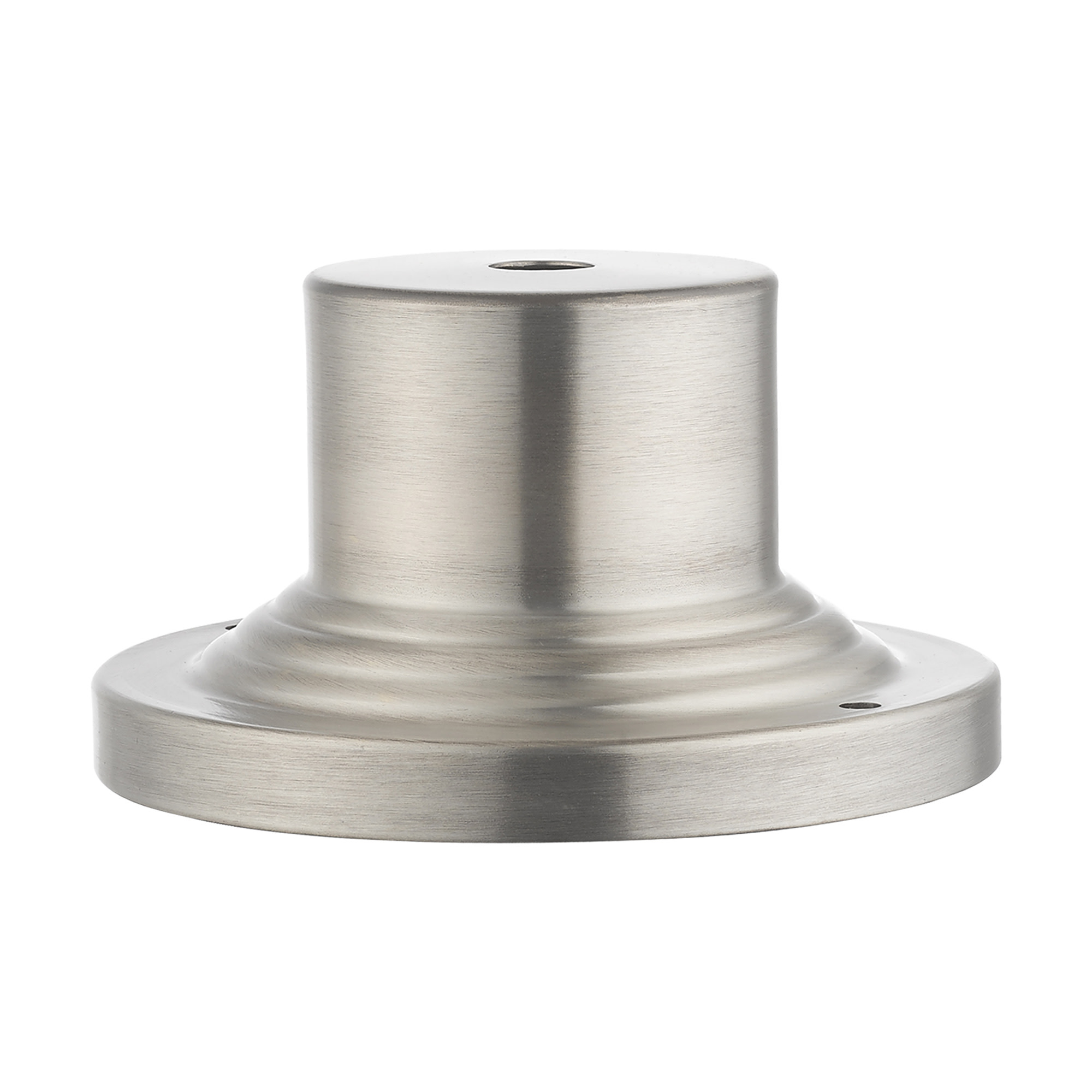 Photos - Floodlight / Street Light NICKEL Livex Lighting 2001 Pier Mount from Pier Mount Series - 6" Diameter x 3.25" Height Brushed  Lighting Accessories and P 