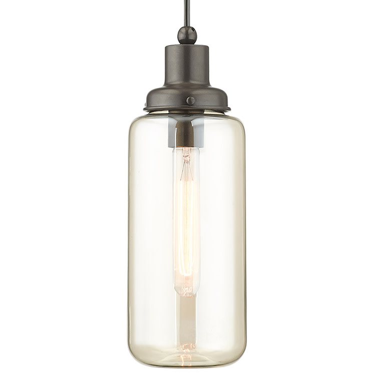 Photos - Chandelier / Lamp Art Glass Livex Lighting 40634  1 Light Mini Pendant with Glass Shade English Bronze Indoor Lighting Pendants 40634-92 