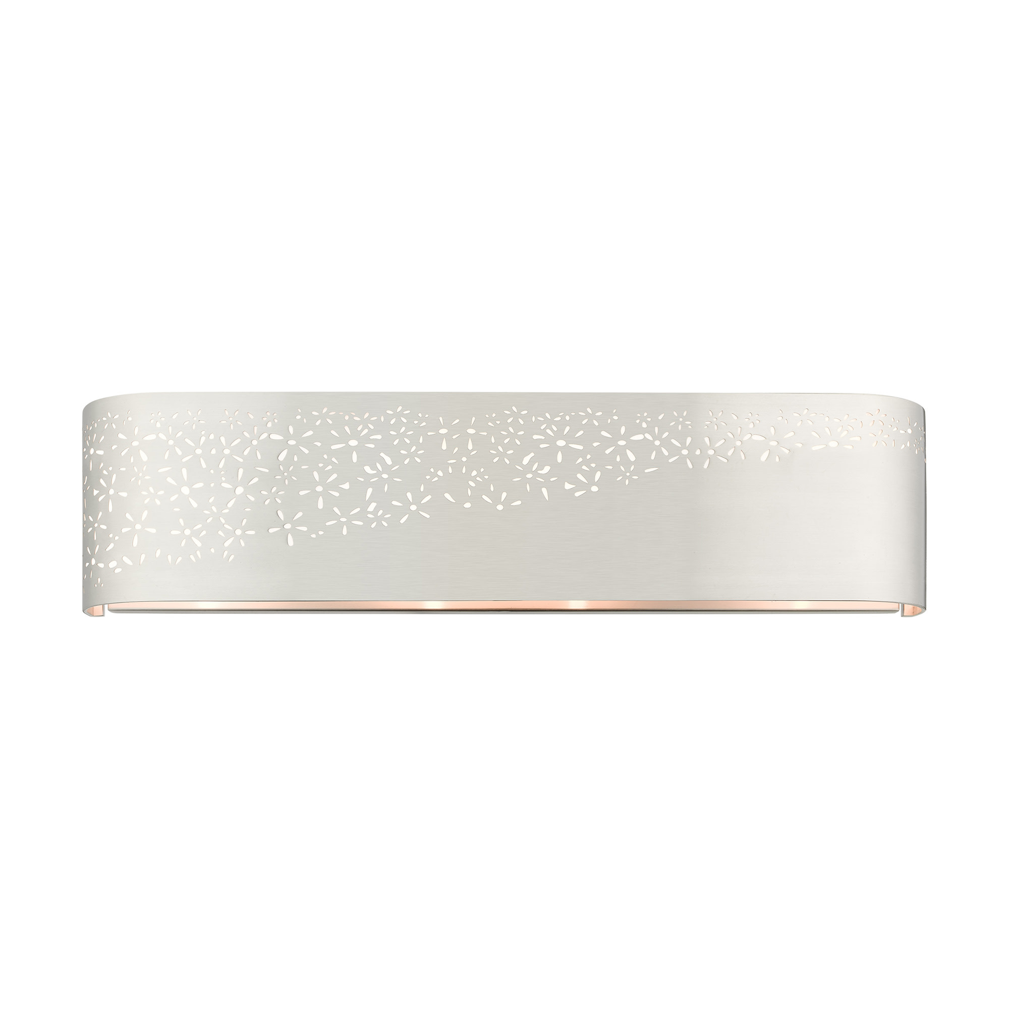 Photos - Chandelier / Lamp Wide Livex Lighting 46262 Noria 4 Light 24"  Bath Bar Brushed Nickel Indoor Lighting Bathroom Fixtures Bath Bar 46262-91 
