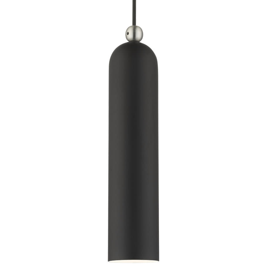 Photos - Chandelier / Lamp Livex Lighting 46751 Ardmore 5" Wide Mini Pendant Black Indoor Lighting Pendants 46751-04
