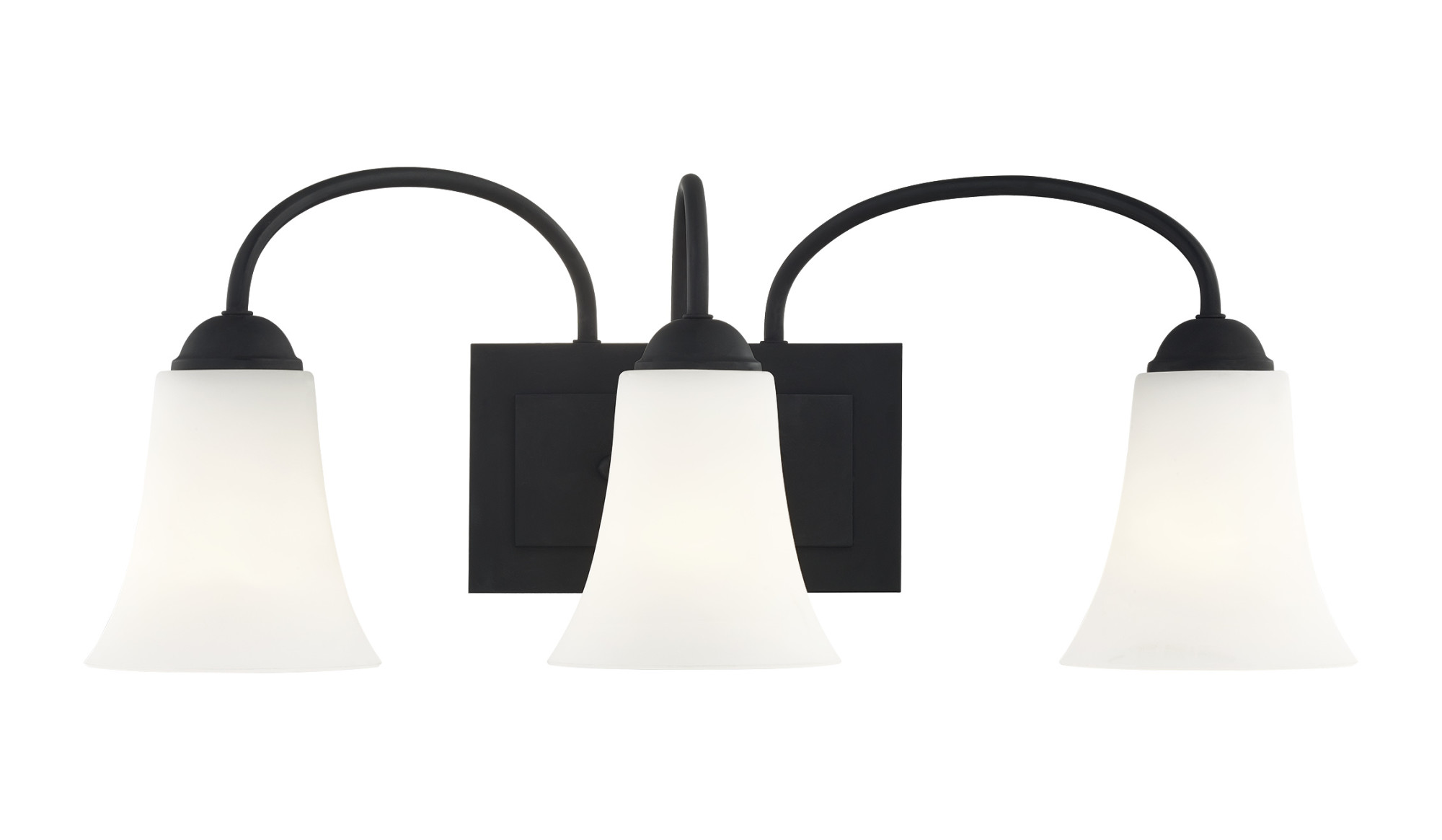 Photos - Chandelier / Lamp Livex Lighting 6483 Ridgedale Bathroom Vanity Bar with 3 Lights Black Indoor Lighting Bathroom Fixtures Vanity Light 6483-04