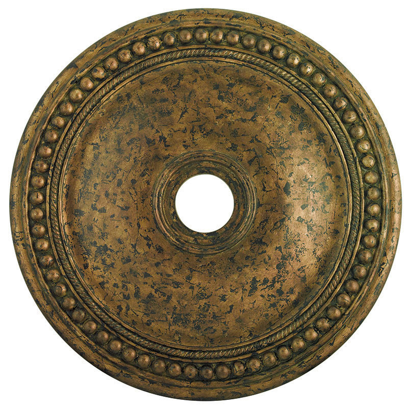 Photos - Light Bulb Livex Lighting 82076 Wingate 30" Diameter Decorative Ceiling Medallion Hand Applied Venetian Golden Bronze Lighting Accessor