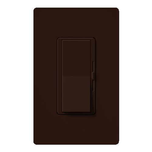 Photos - Household Switch Lutron DVTV Diva 30mA Sink 24 Volt Single-Pole/3-Way 0-10V Gloss Dimmer Switch Brown Wall Controls Dimmers DVTV-BR