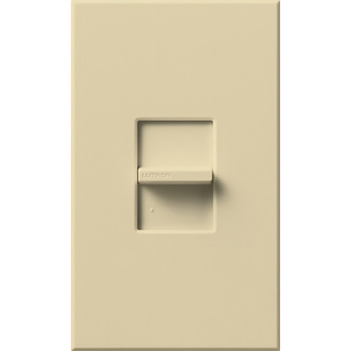 Photos - Household Switch Lutron NT-3PS Nova T 20 Ampere 120-277 Volt Single Pole/3-Way Slide On/Off Switch Ivory Wall Controls Dimmers NT-3PS-IV 
