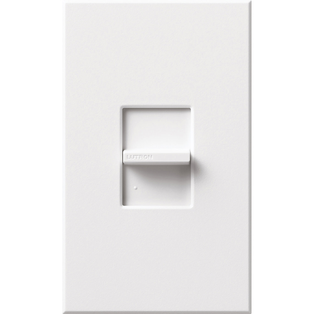 Photos - Household Switch Lutron NTELV-300 Nova T 300 Watt Single Pole ELV Dimmer Switch White Wall Controls Dimmers Dimmers NTELV-300-WH 