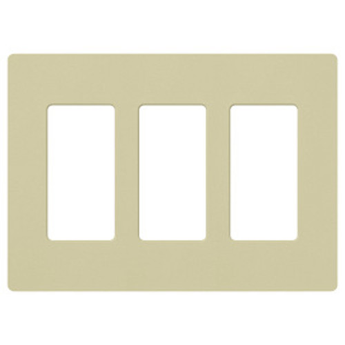 Photos - Circuit Breaker Lutron SC-3 Claro 3 Gang Wall Plate for Decorator-Style Dimmers Switches and Outlets Sage Wall Controls Wall Plates Rocker / 