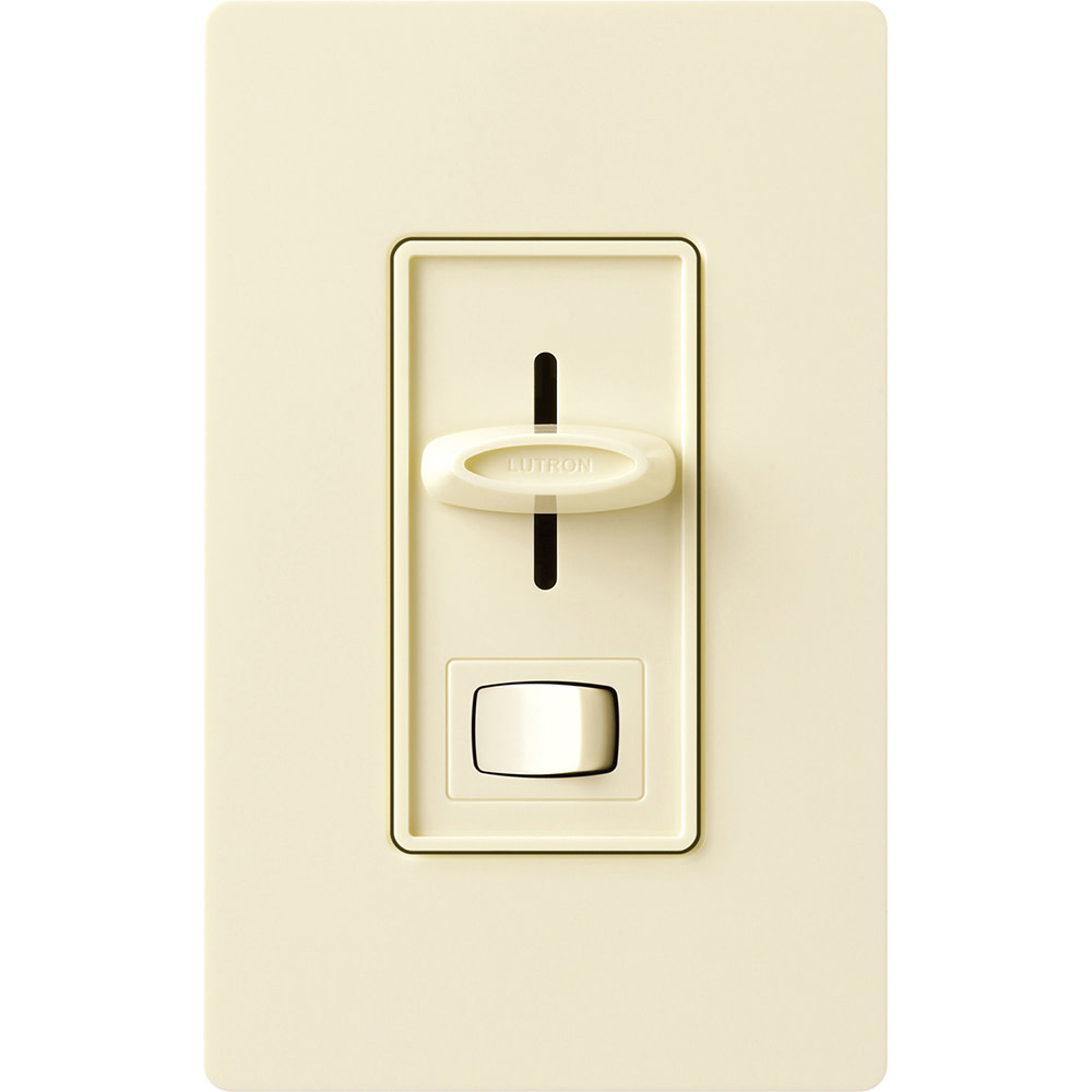 Photos - Household Switch Lutron SELV-303P Skylark 120 Volt 300 Watt 3-Way Electronic Low Voltage Preset Dimmer Almond Wall Controls Dimmers Dimmers S 