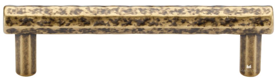 Photos - Furniture Hardware Mystic Manzoni MG0761-096 3-3/4" Center to Center Distressed Industrial Bar Cabinet Pull Cabinet Handle Antique Florence Cab