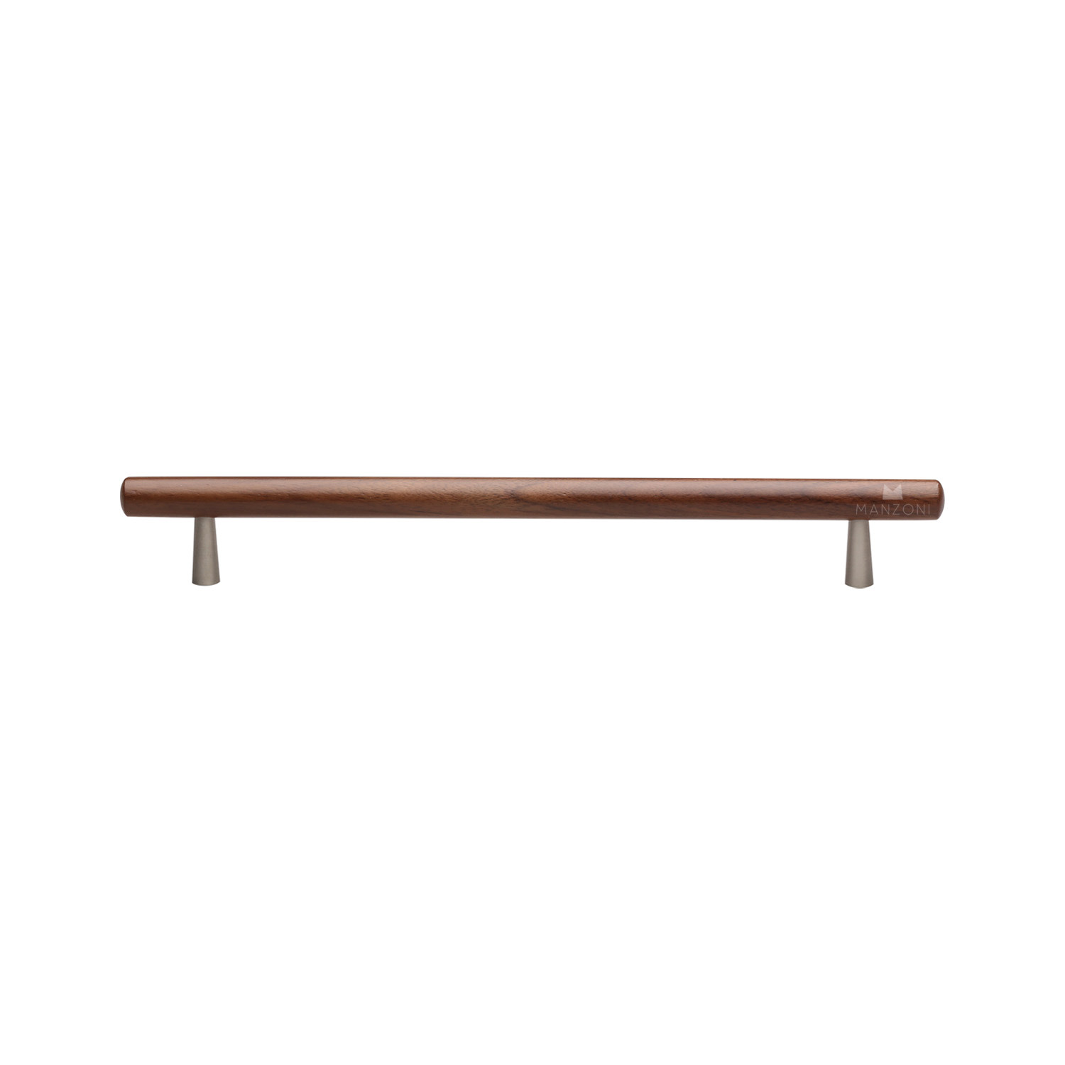 Photos - Furniture Hardware Modern Manzoni MN7763-224 Designer Wood 8-13/16" Center to Center Industrial  Wood and Metal Bar Cabinet Pull Cabinet Handle 