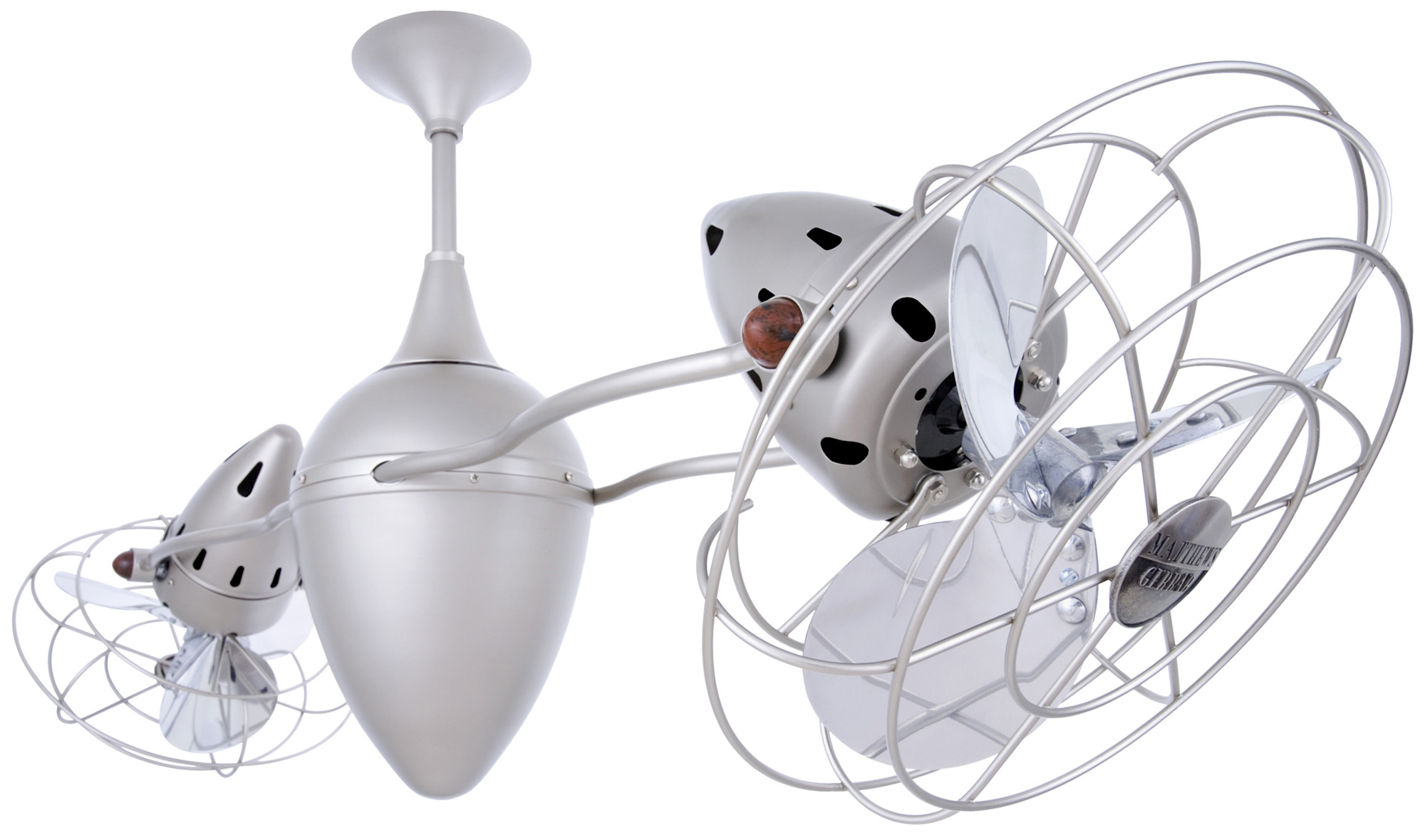 Photos - Fan Blade Matthews  Company AR-MTL Ar Ruthiane 13" 6  Indoor Ceiling  Brushed Nickel s Ceiling s Indoor Ceiling s 