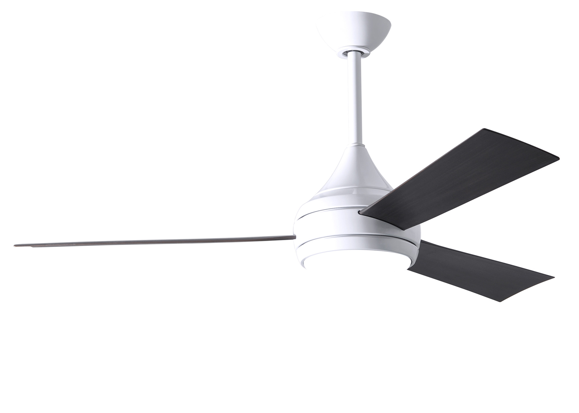Photos - Fan Blade Matthews  Company DA Donaire 52" 3  Coastal Rated Outdoor Ceiling  Gloss White / Brushed Bronze s Ceiling s 