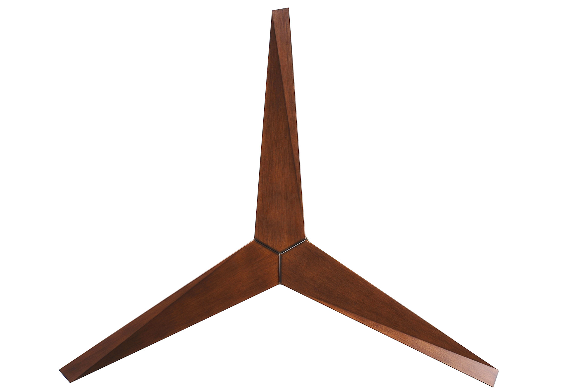 Matthews Fan Company EKH Eliza 56" 3 Blade Indoor / Outdoor Hugger Ceiling Fan with Remote Control White / Walnut Fans Ceiling Fans Indoor Ceiling