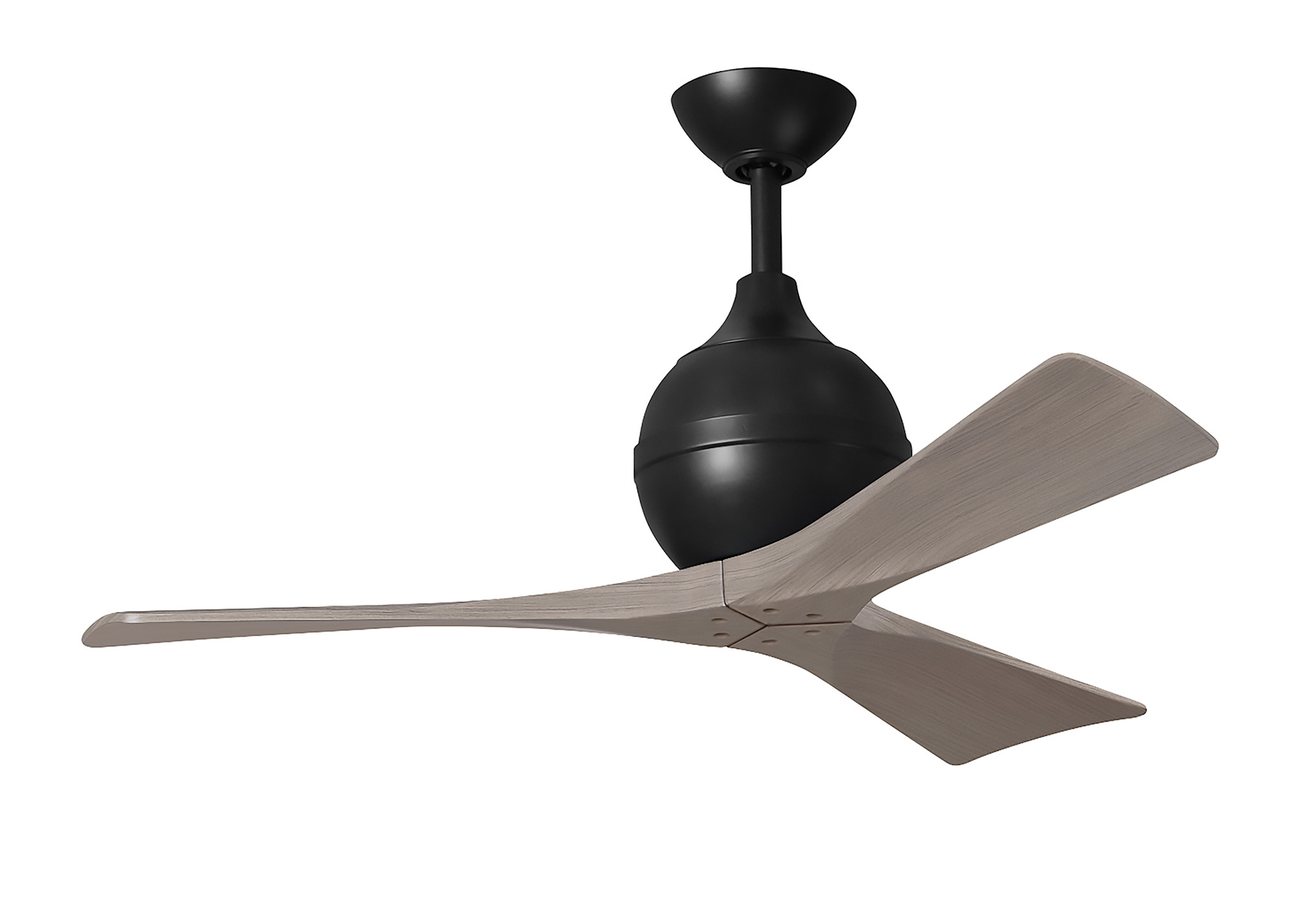 Photos - Fan Blade Matthews  Company IR3-42 Irene-3 42" 3  Indoor Ceiling  Matte Black / Gray Ash s Ceiling s Indoor Ceiling F 