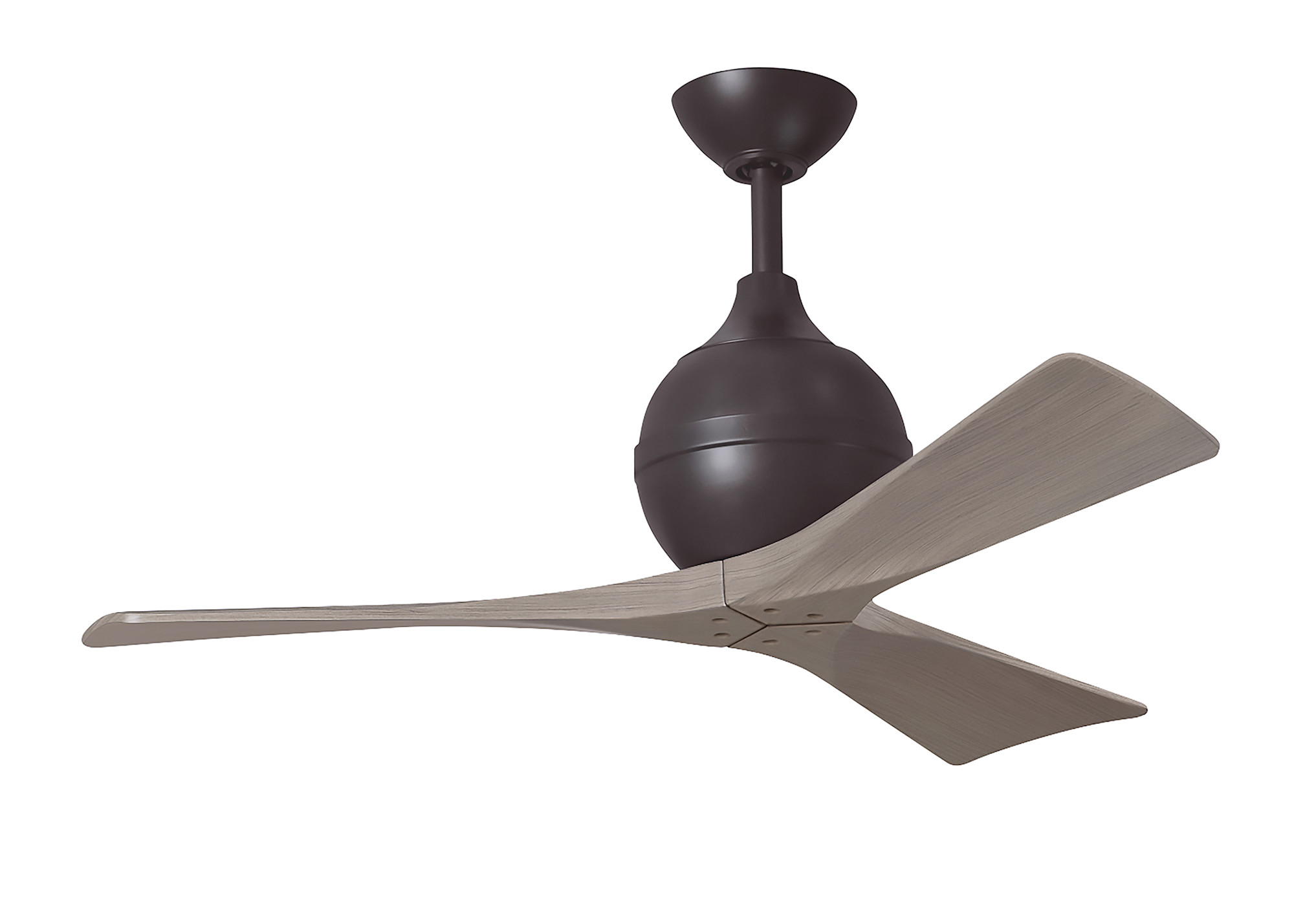 Photos - Fan Blade Matthews  Company IR3-42 Irene-3 42" 3  Indoor Ceiling  Textured Bronze / Gray Ash s Ceiling s Indoor Ceili 