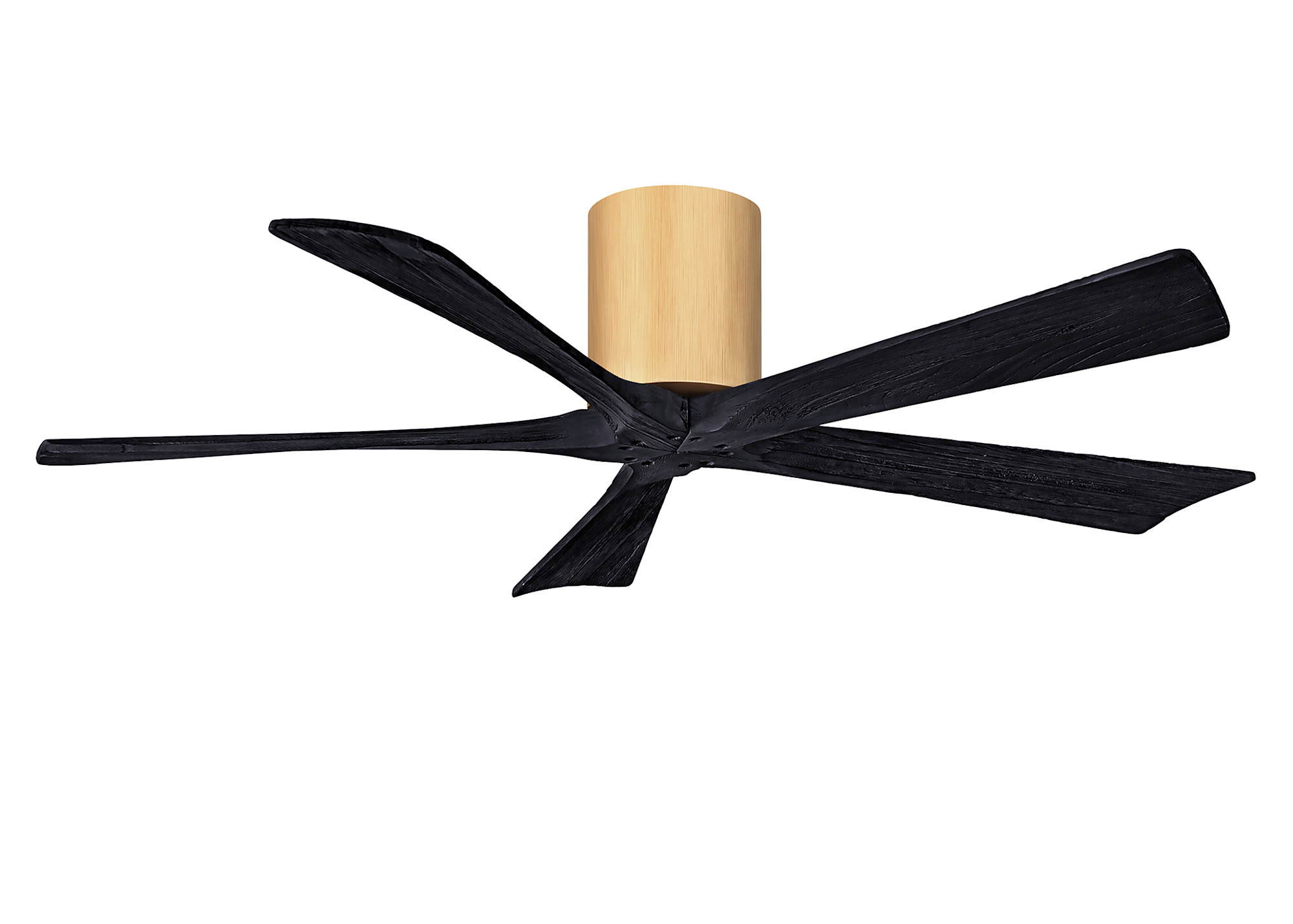 Photos - Fan Blade Matthews  Company IR5H-52 Irene-5H 52" 5  Indoor Ceiling  Light Maple / Matte Black s Ceiling s Indoor Ceil 