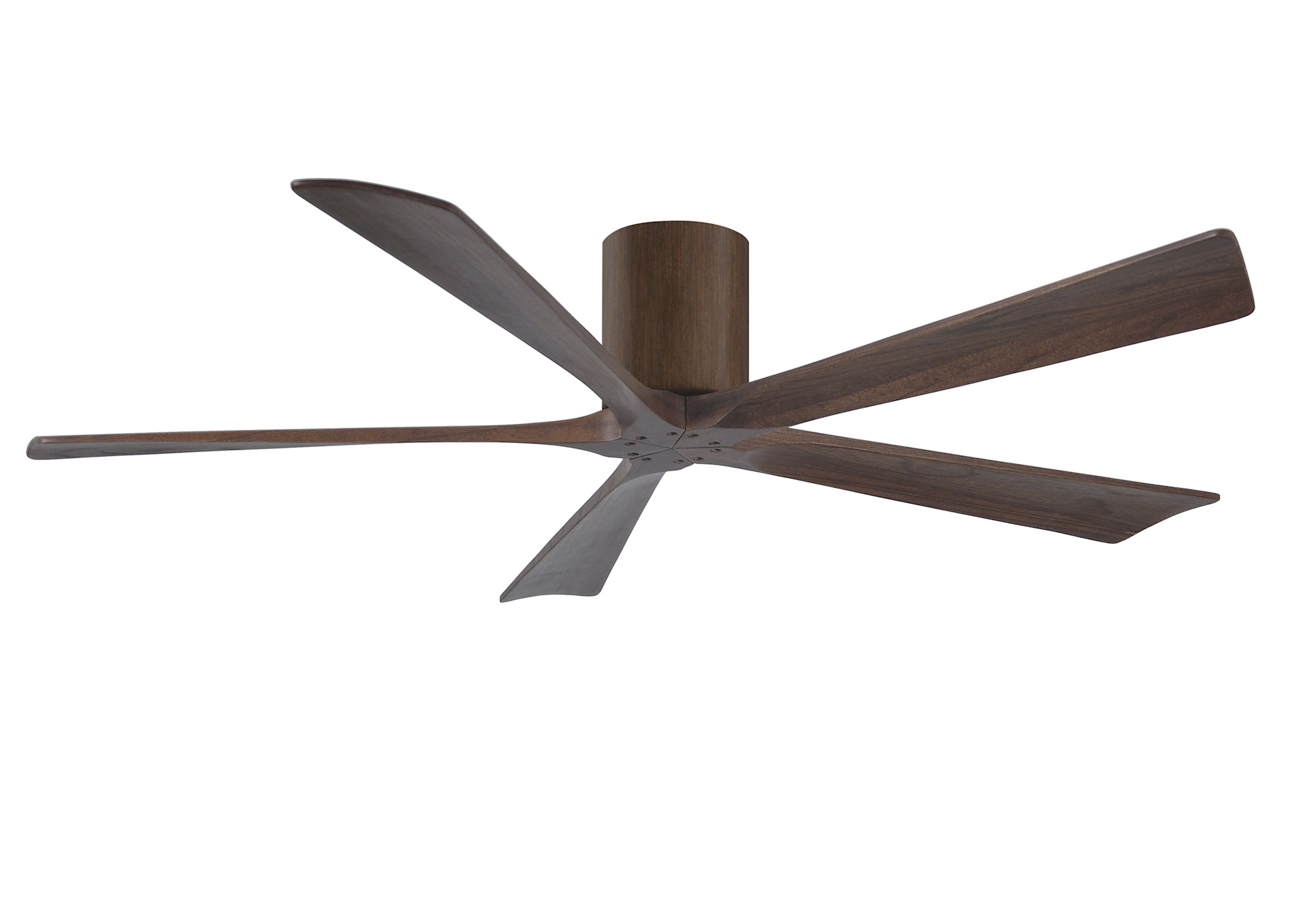 Photos - Fan Blade Matthews Company IR5H-60 Irene-5H 60" 5 Indoor Ceiling Walnut Tone / Walnut s Ceiling s Indoor Ceiling F