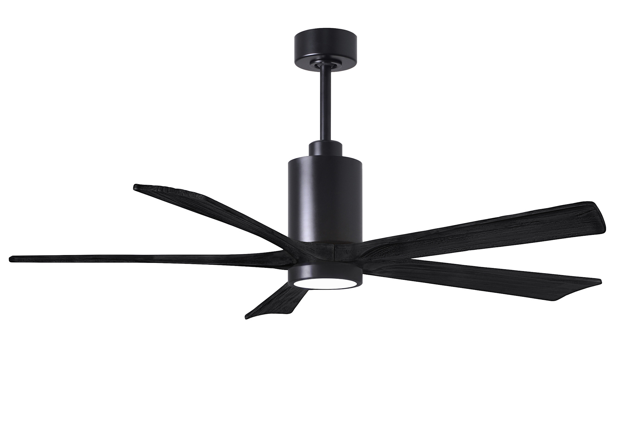 Photos - Fan Patricia Matthews  Company PA5-60  60" 5 Blade Indoor LED Ceiling  with Remote Control Matte Black s Ceiling s In 