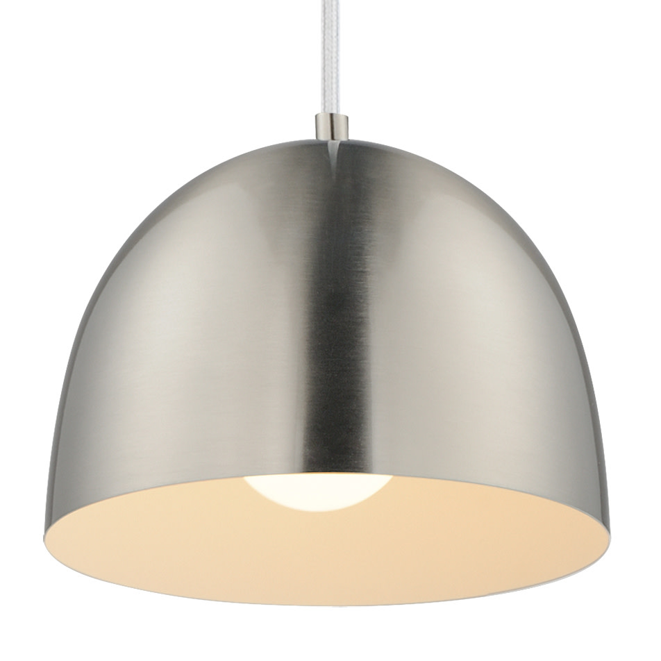 Photos - Chandelier / Lamp MAXIM 11482 Tova 9" Wide Mini Pendant Satin Nickel Indoor Lighting Pendants 11482SN