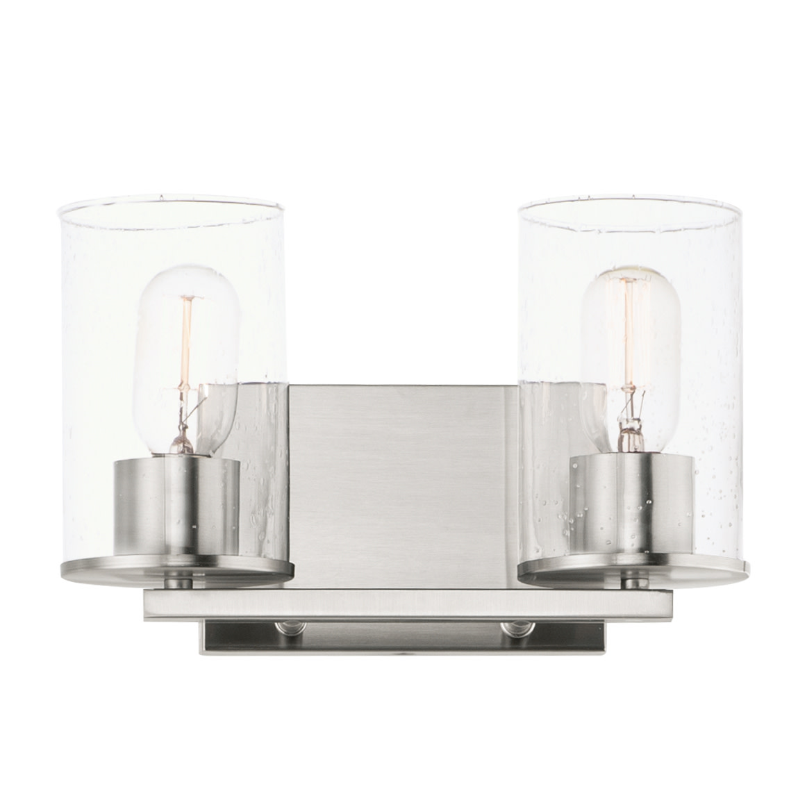 Photos - Chandelier / Lamp MAXIM 11842CD Sleek 2 Light 12" Wide Bathroom Vanity Light Satin Nickel Indoor Lighting Bathroom Fixtures Vanity Light 11842 
