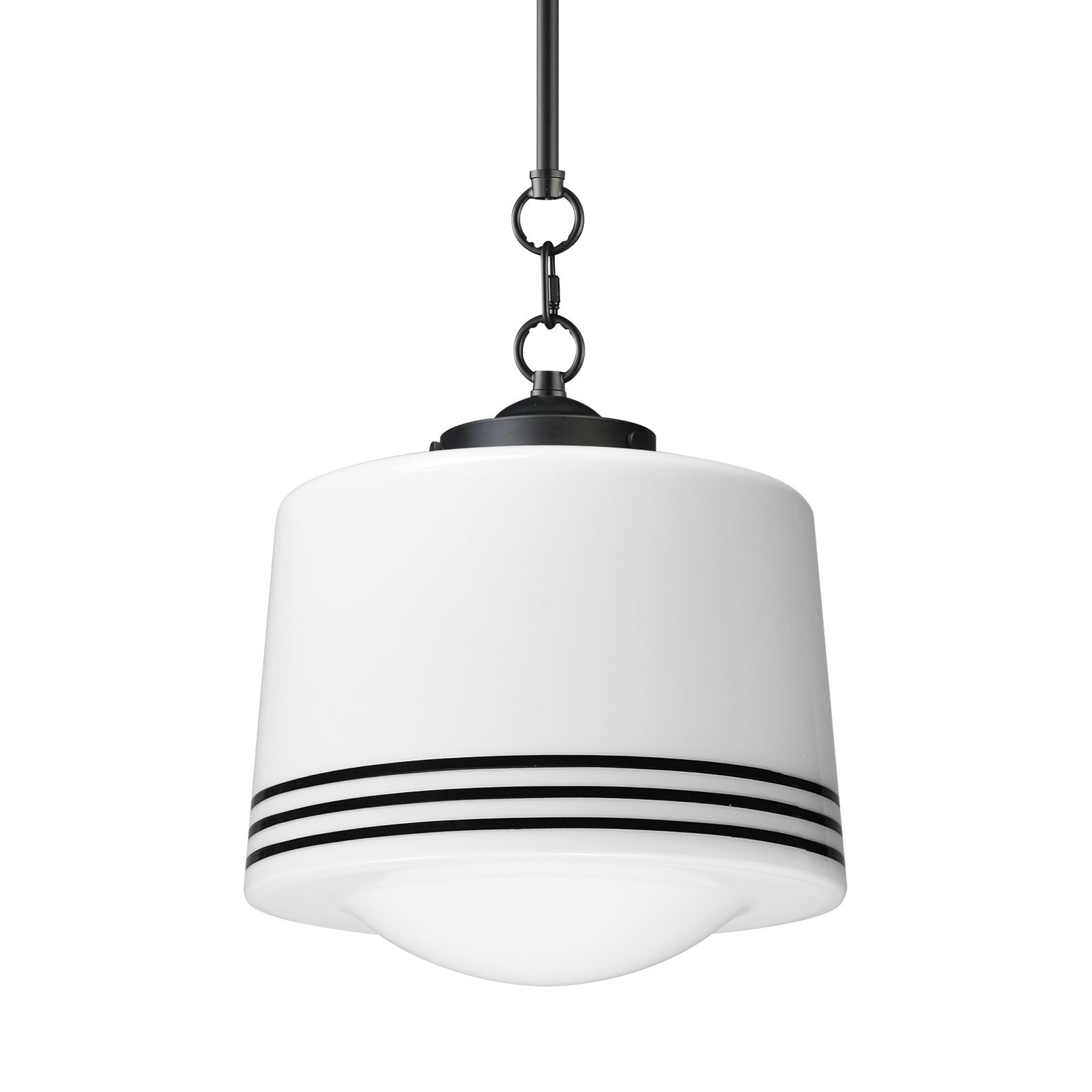 Photos - Chandelier / Lamp MAXIM 21532WT Eureka 12" Wide 1 Light Pendant Black Indoor Lighting Pendants 21532WTBK 