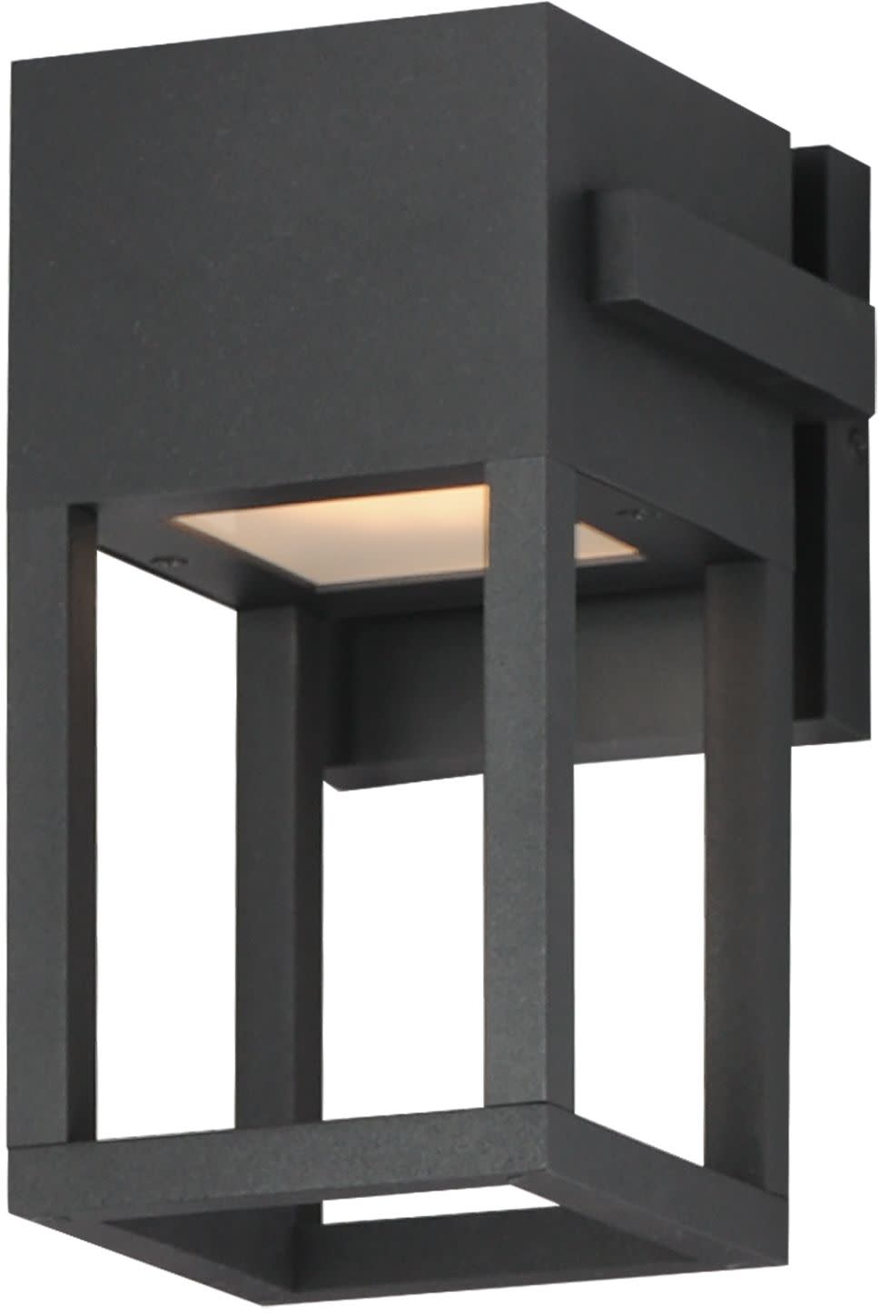 Photos - Floodlight / Street Light MAXIM 40671 Strand VX 10" Tall LED Outdoor Wall Sconce Black Outdoor Lighting Wall Sconces 40671BK 